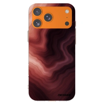 Picasee silikonski prozorni ovitek za Apple iPhone 17 Pro Max - Rouge