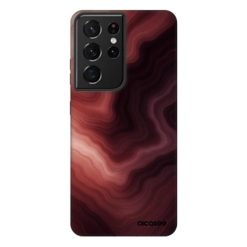 Picasee Fashion Case za Samsung Galaxy S21 Ultra 5G G998B - Rouge