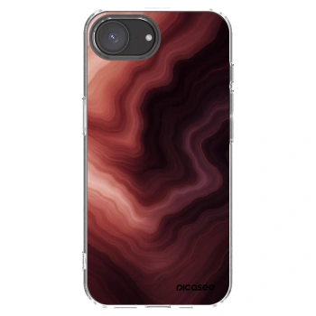 Picasee silikonski prozorni ovitek za Apple iPhone 17e - Rouge