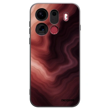 Picasee silikonski črni ovitek za OPPO Find X9 Pro - Rouge