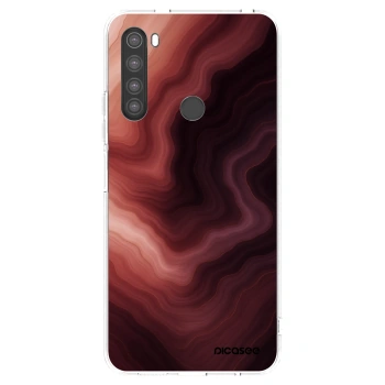 Picasee silikonski prozorni ovitek za Xiaomi Redmi Note 8 - Rouge