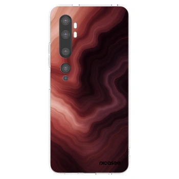 Picasee silikonski prozorni ovitek za Xiaomi Mi Note 10 (Pro) - Rouge