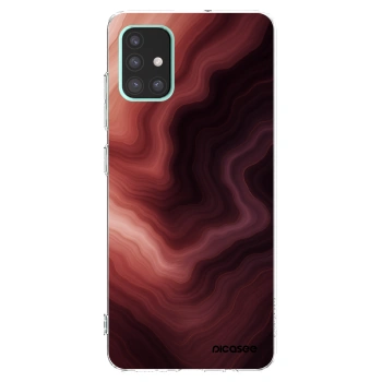 Picasee silikonski prozorni ovitek za Samsung Galaxy A51 A515F - Rouge
