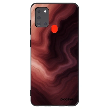 Picasee silikonski črni ovitek za Samsung Galaxy A21s - Rouge