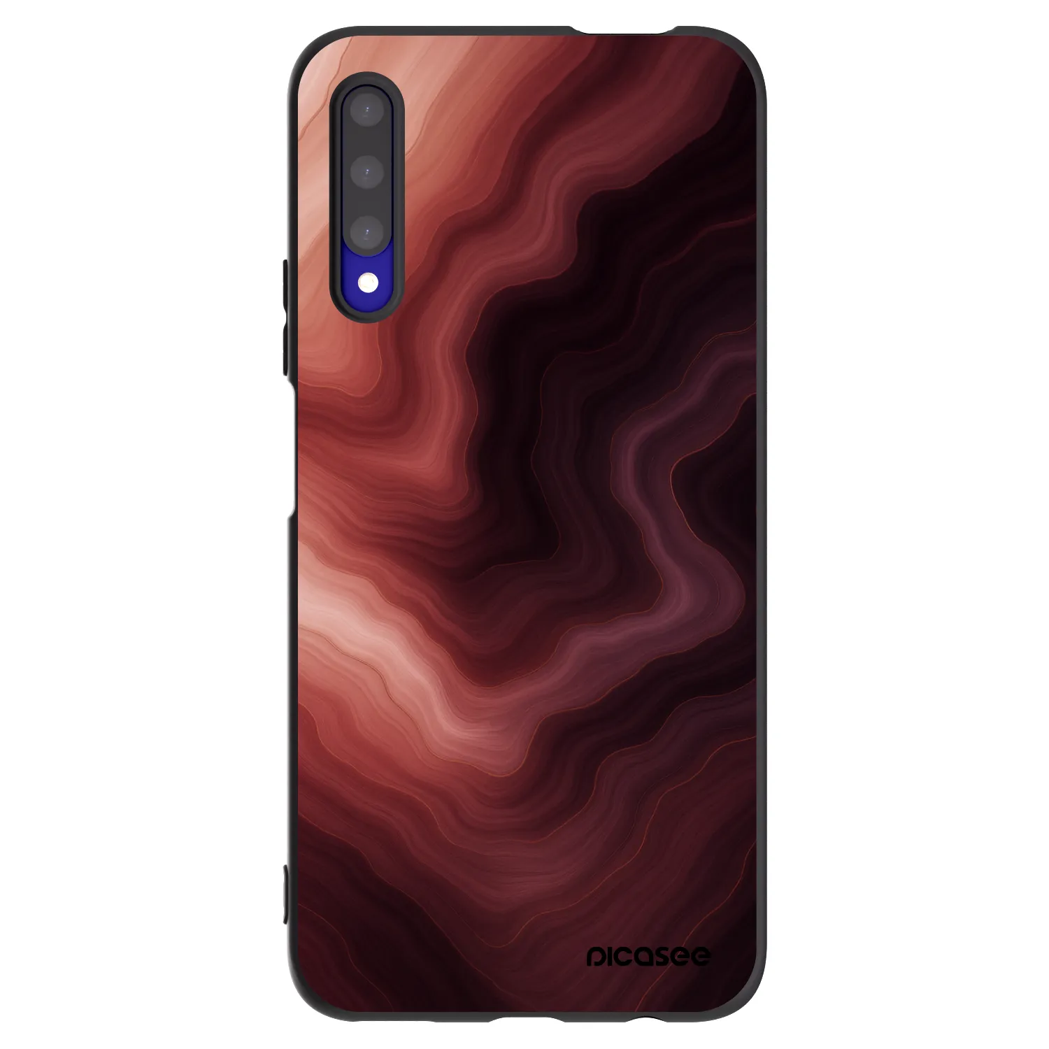Picasee silikonski črni ovitek za Honor 9X Pro - Rouge