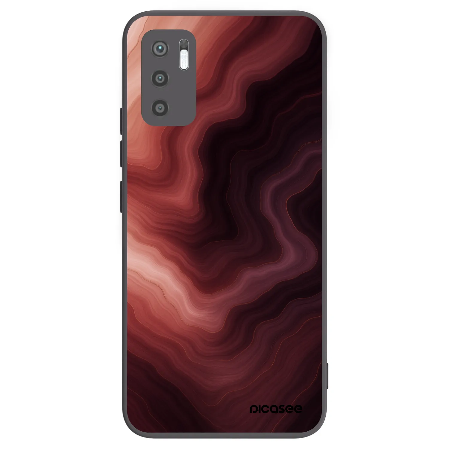 Picasee silikonski črni ovitek za Xiaomi Redmi Note 10 5G - Rouge
