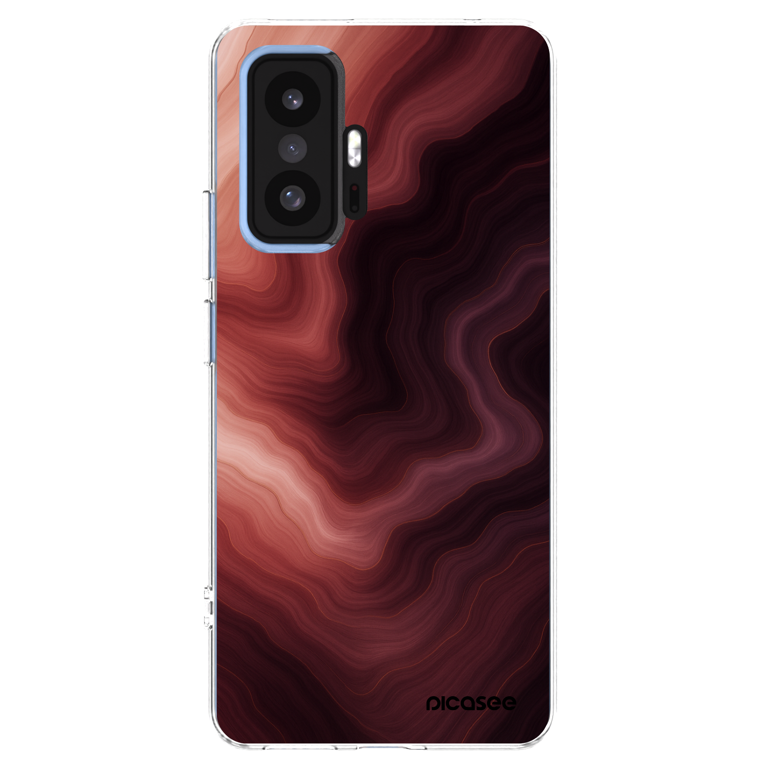 Picasee silikonski prozorni ovitek za Xiaomi 11T Pro - Rouge