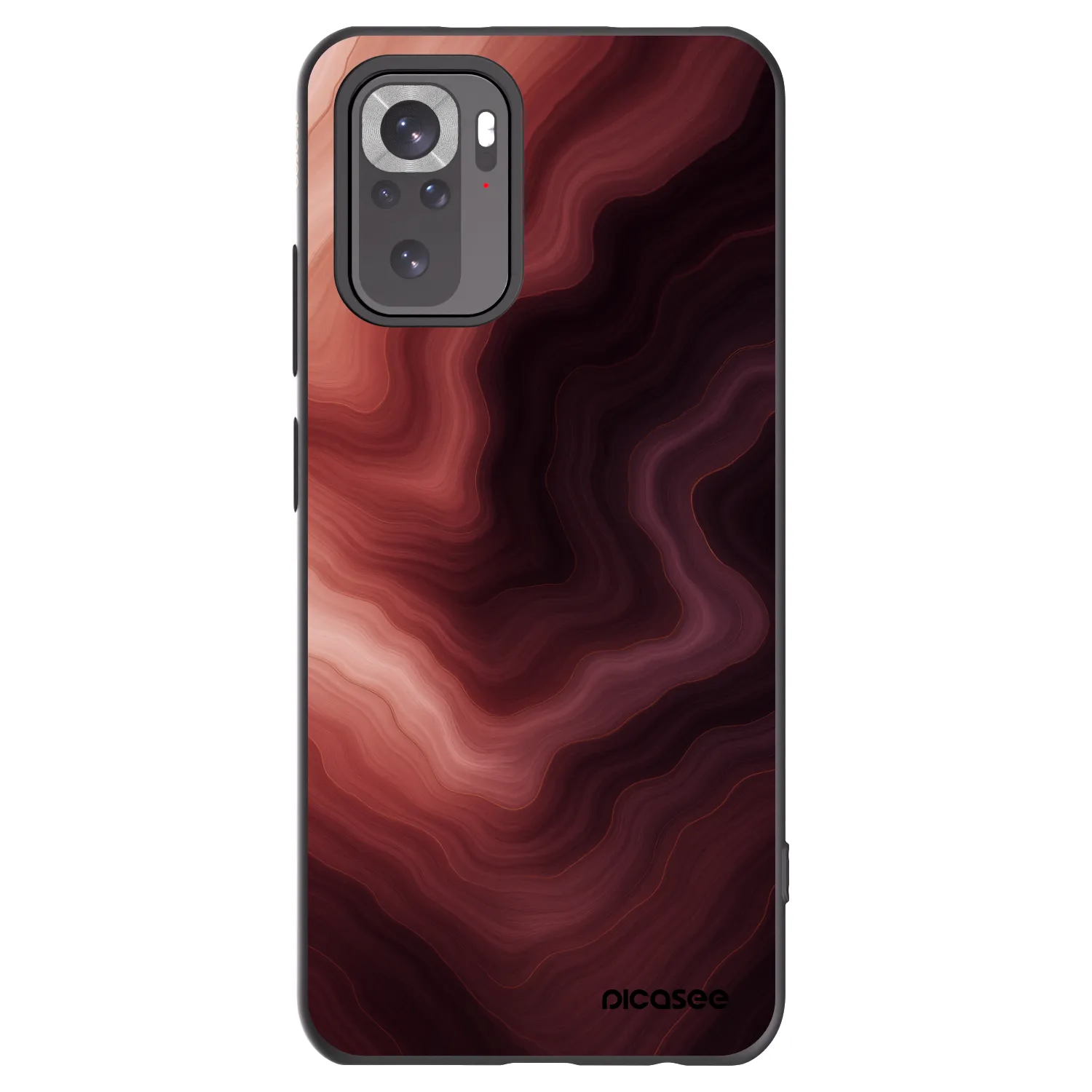 Picasee silikonski črni ovitek za Xiaomi Redmi Note 11S 4G - Rouge