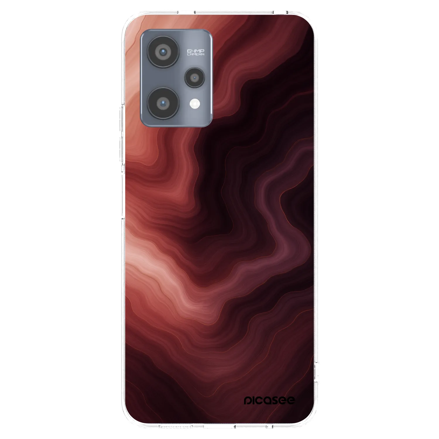 Picasee silikonski prozorni ovitek za Realme 9 Pro 5G - Rouge