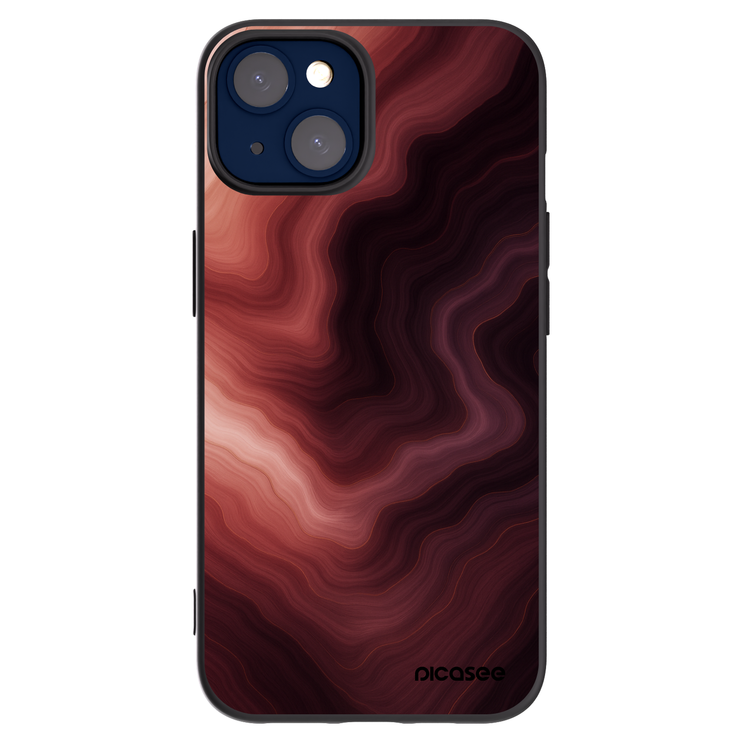 Picasee silikonski črni ovitek za Apple iPhone 14 - Rouge