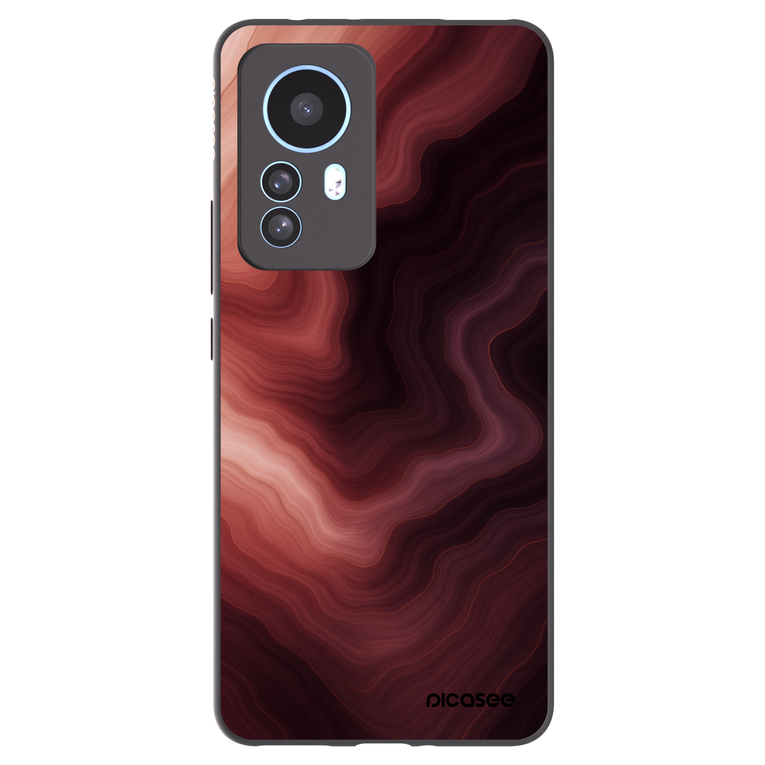 Picasee silikonski črni ovitek za Xiaomi 12T - Rouge