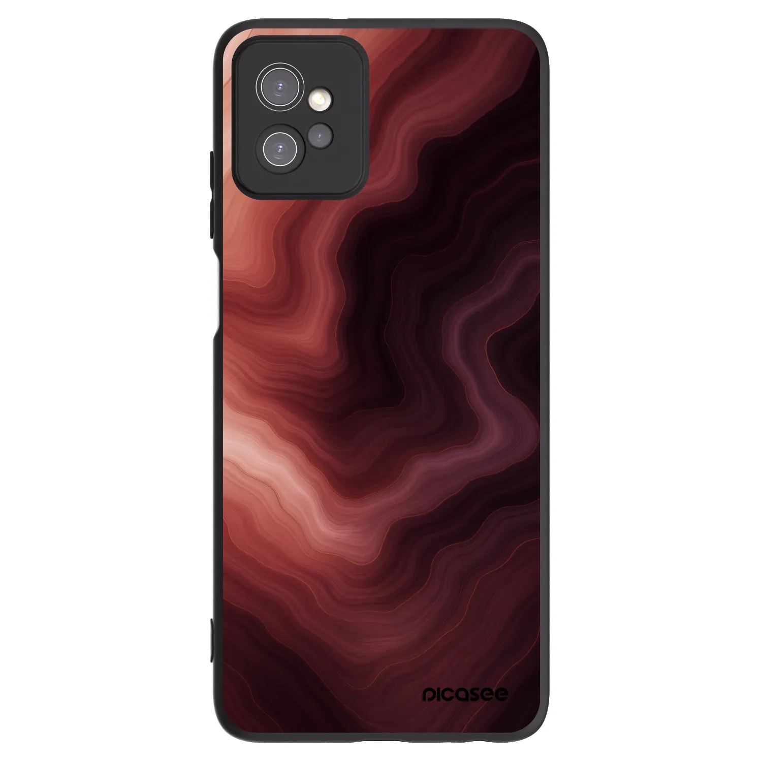 Picasee silikonski črni ovitek za Motorola Moto G32 - Rouge