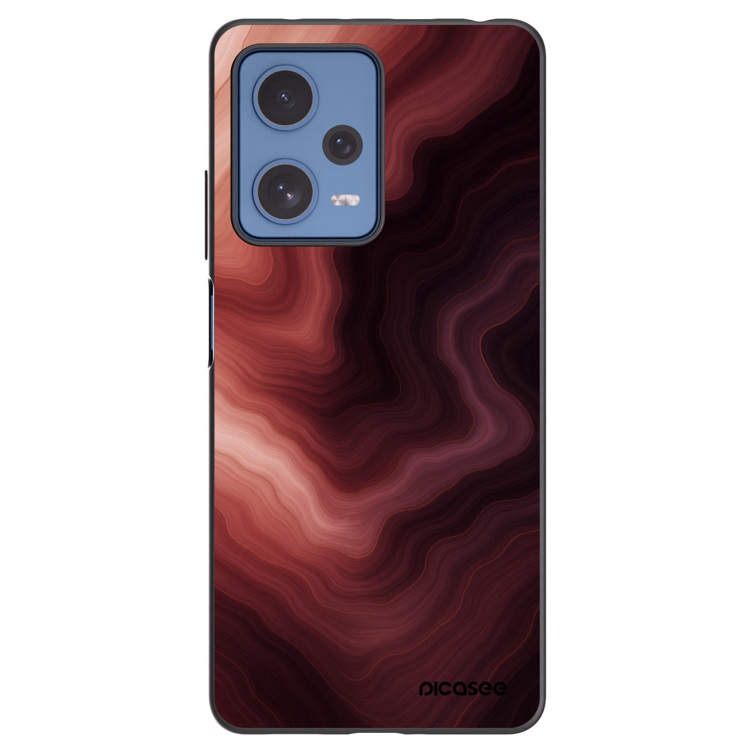 Picasee silikonski črni ovitek za Xiaomi Redmi Note 12 Pro 5G - Rouge