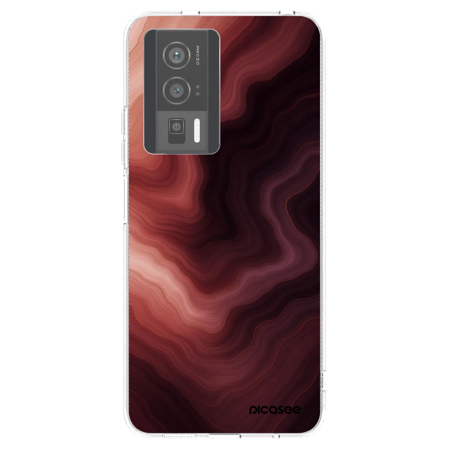 Picasee silikonski prozorni ovitek za Xiaomi Poco F5 Pro 5G - Rouge