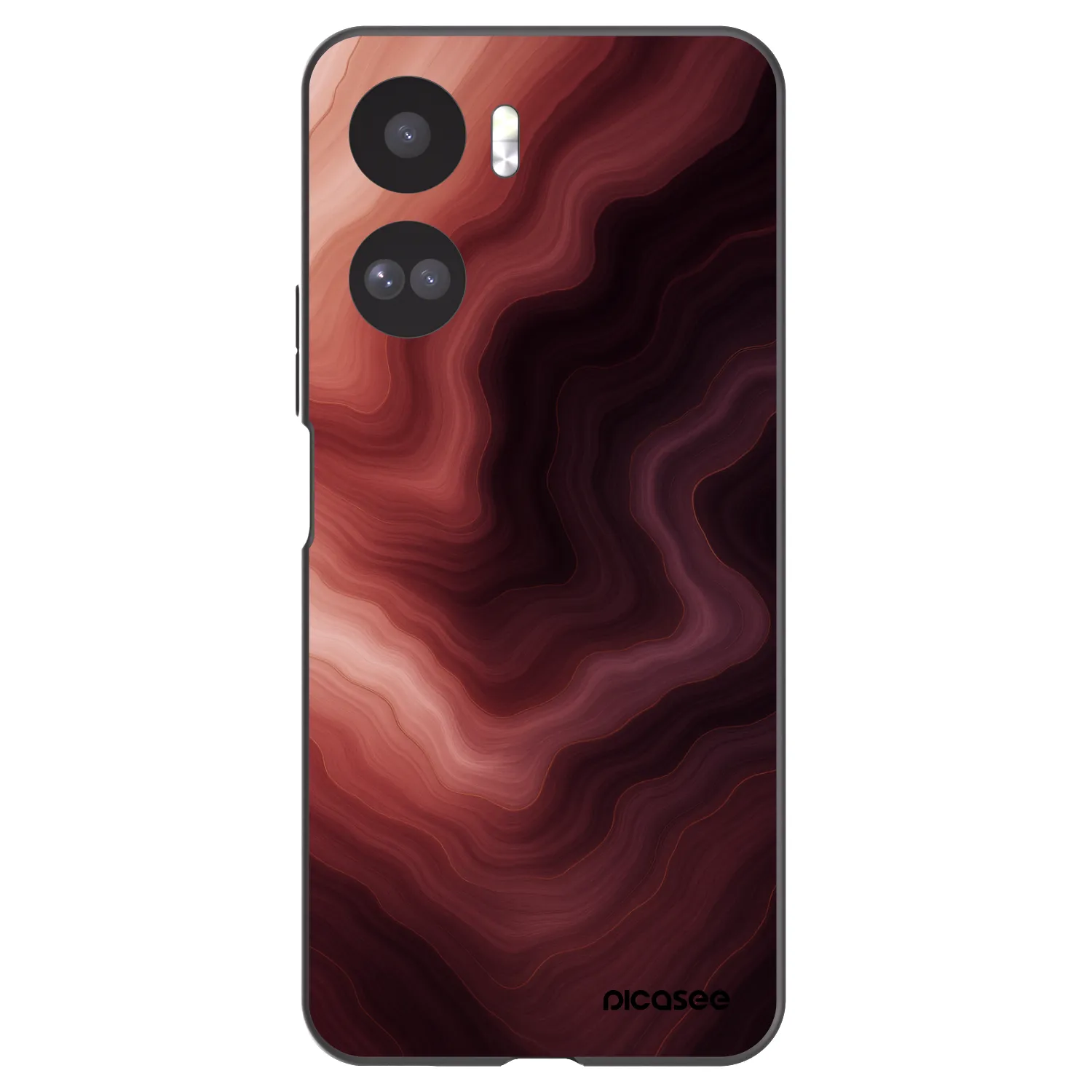 Picasee silikonski črni ovitek za Honor 90 Lite 5G - Rouge