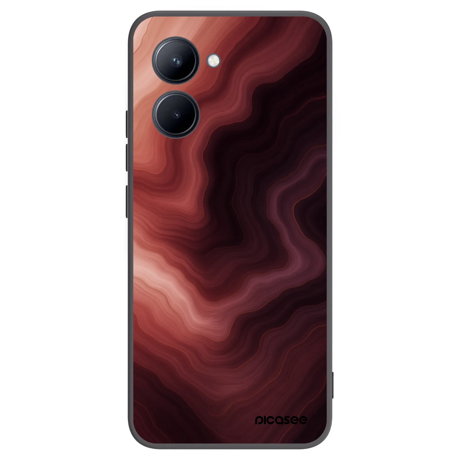 Picasee silikonski črni ovitek za Realme C33 (2023) - Rouge