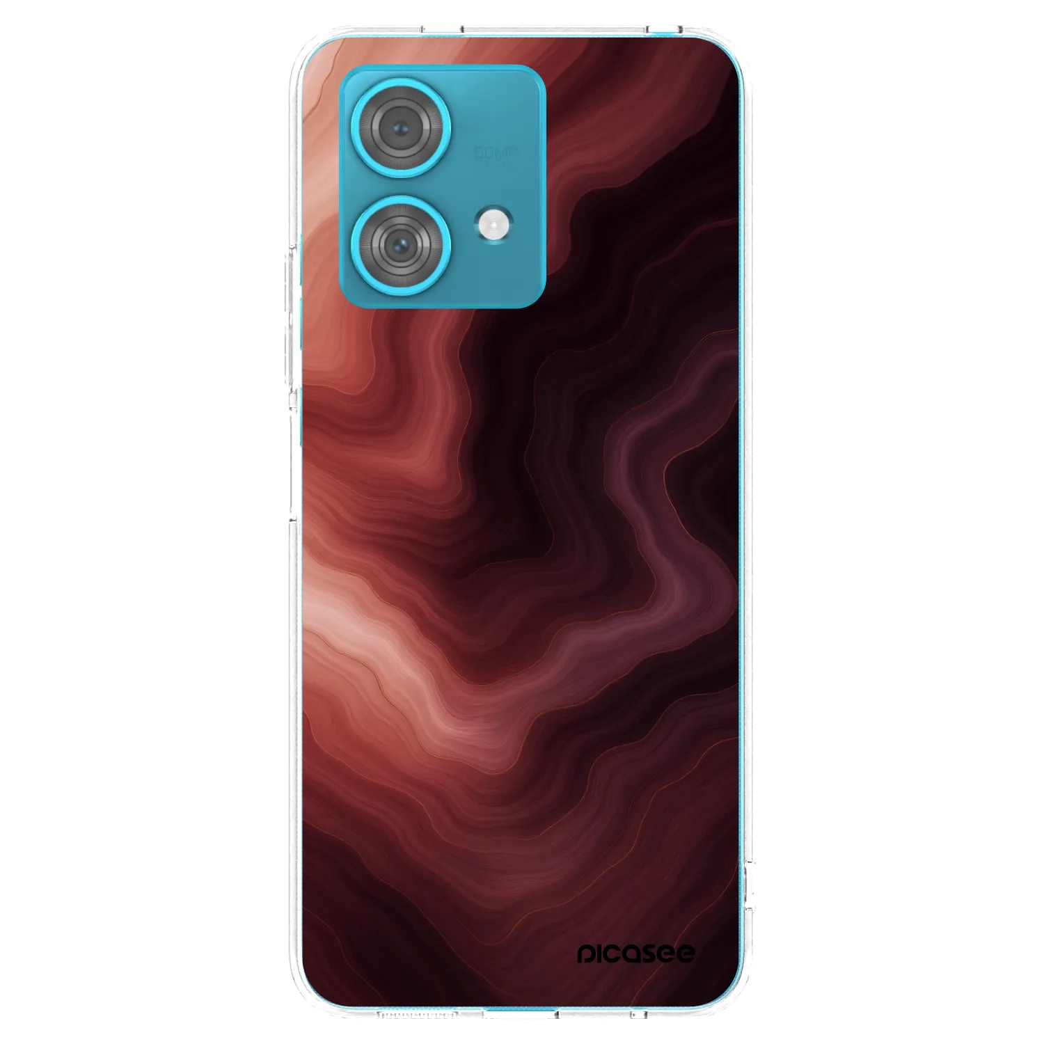 Picasee silikonski prozorni ovitek za Motorola Edge 40 Neo - Rouge