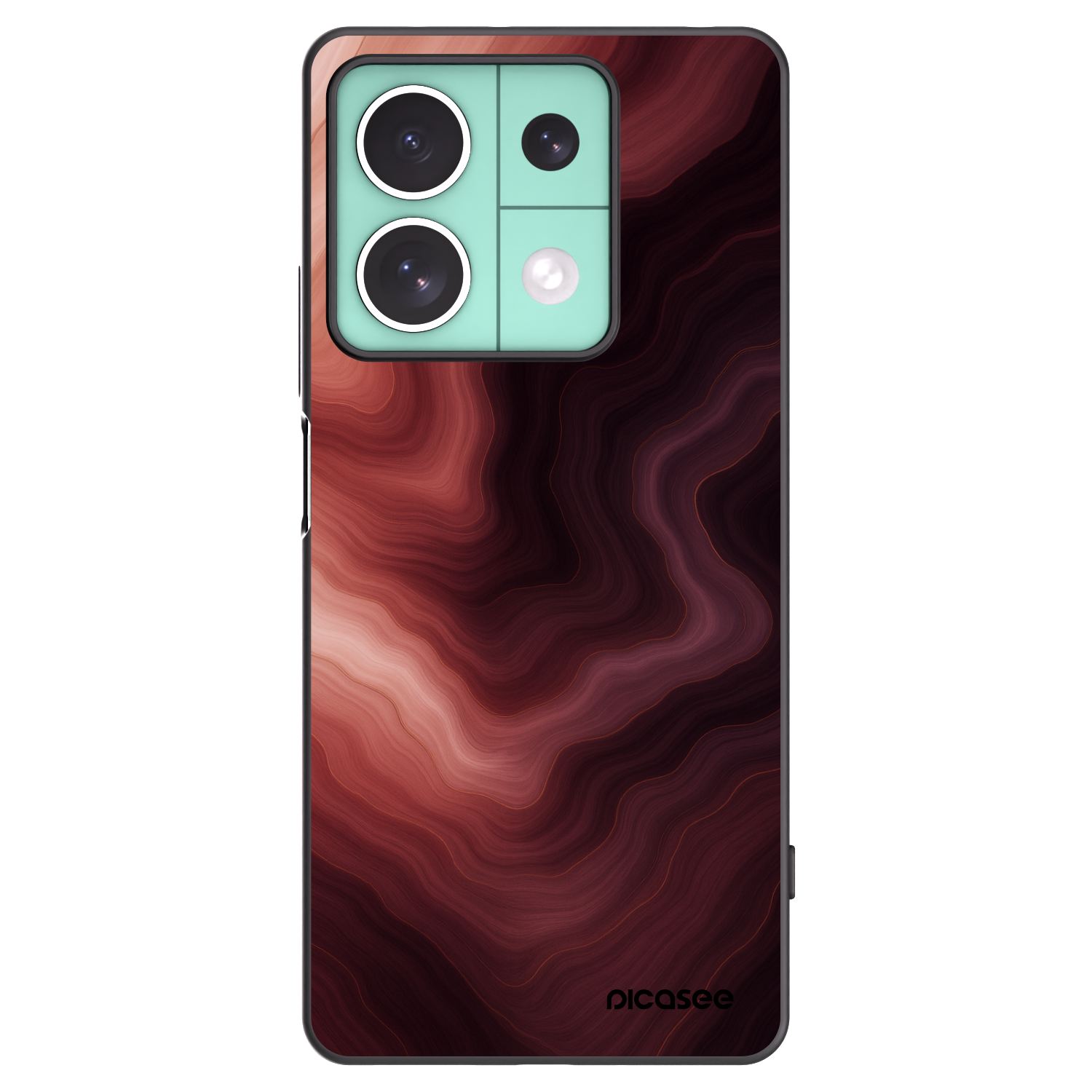 Picasee silikonski črni ovitek za Xiaomi Redmi Note 13 5G - Rouge