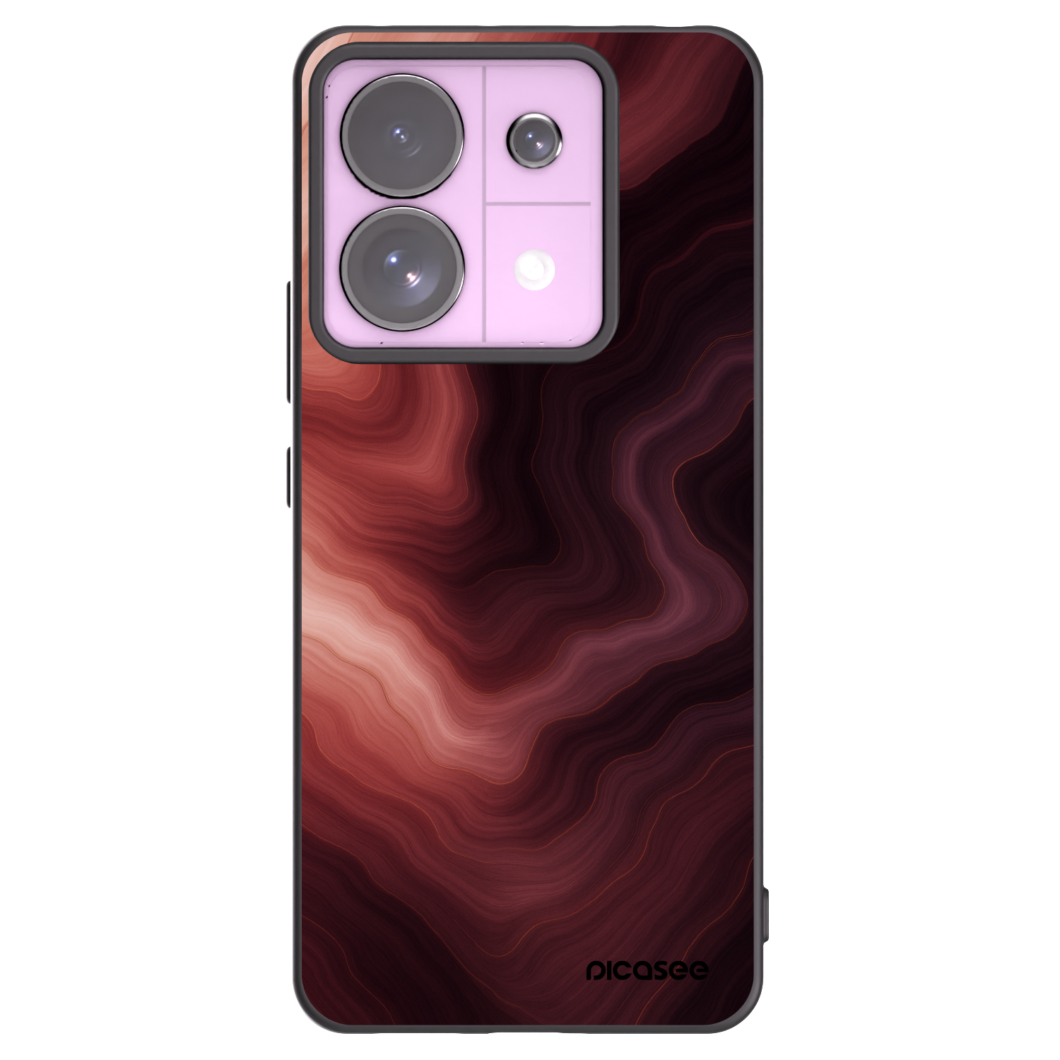 Picasee silikonski črni ovitek za Xiaomi Redmi Note 13 Pro 5G - Rouge