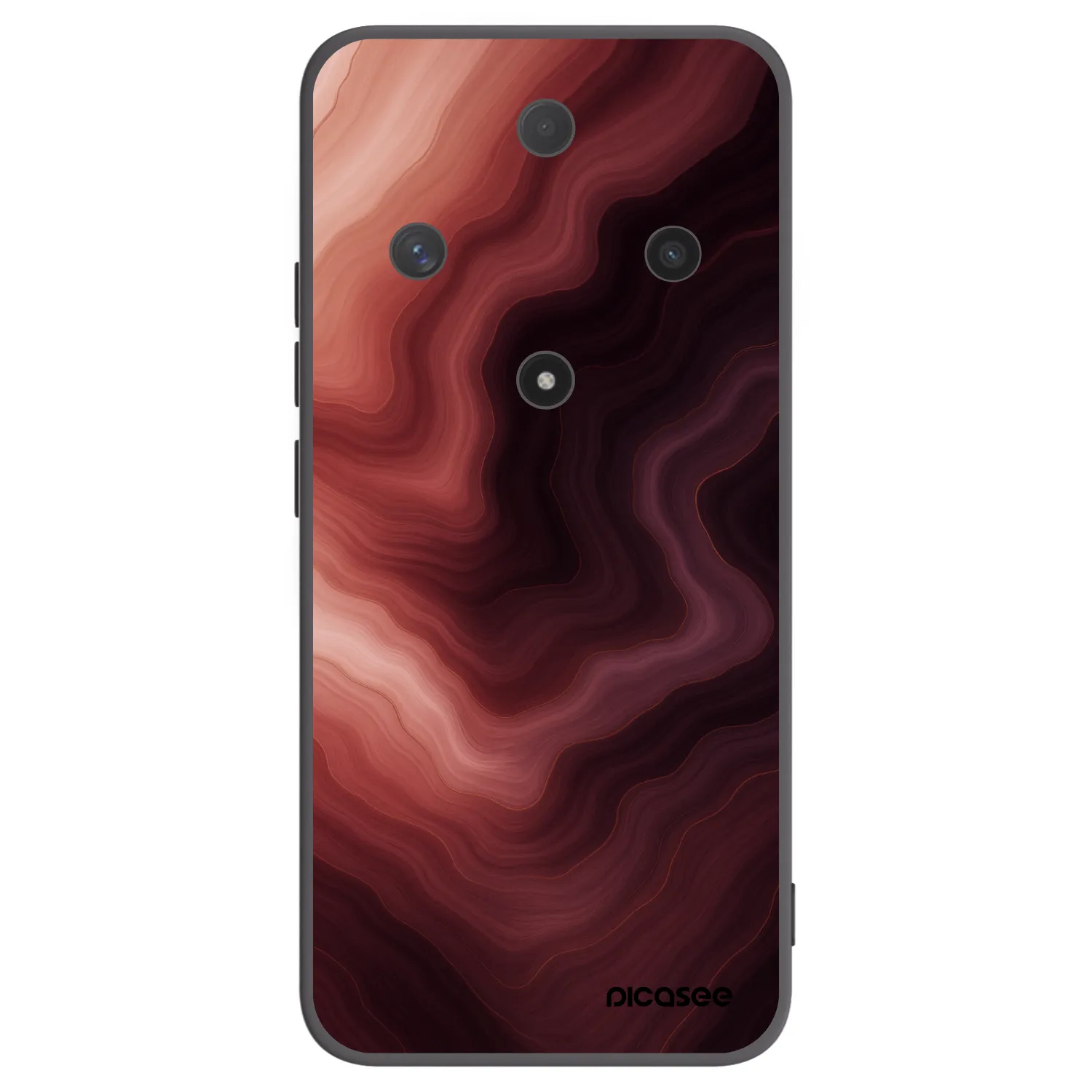 Picasee silikonski črni ovitek za Honor Magic6 Lite 5G - Rouge