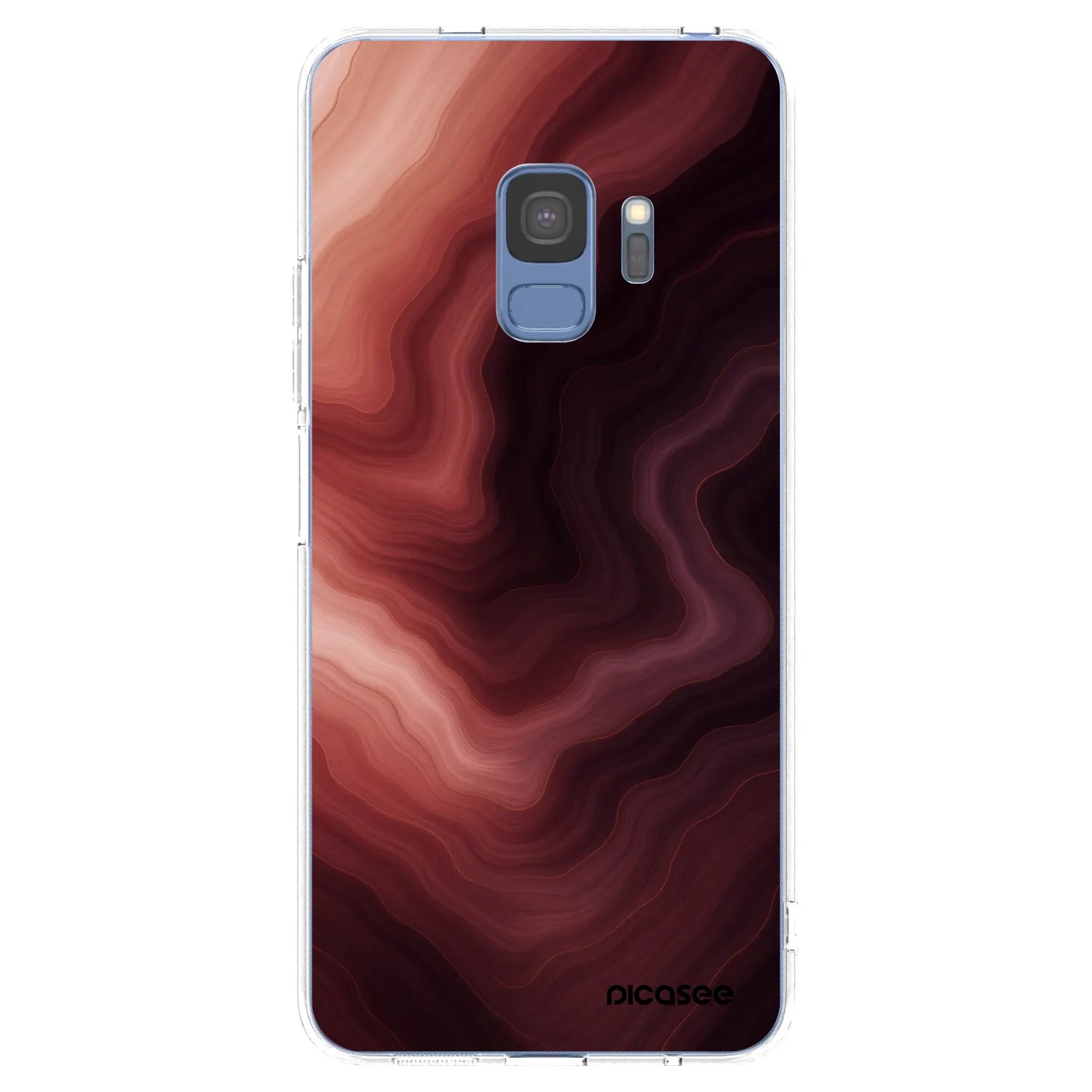 Picasee silikonski prozorni ovitek za Samsung Galaxy S9 G960F - Rouge