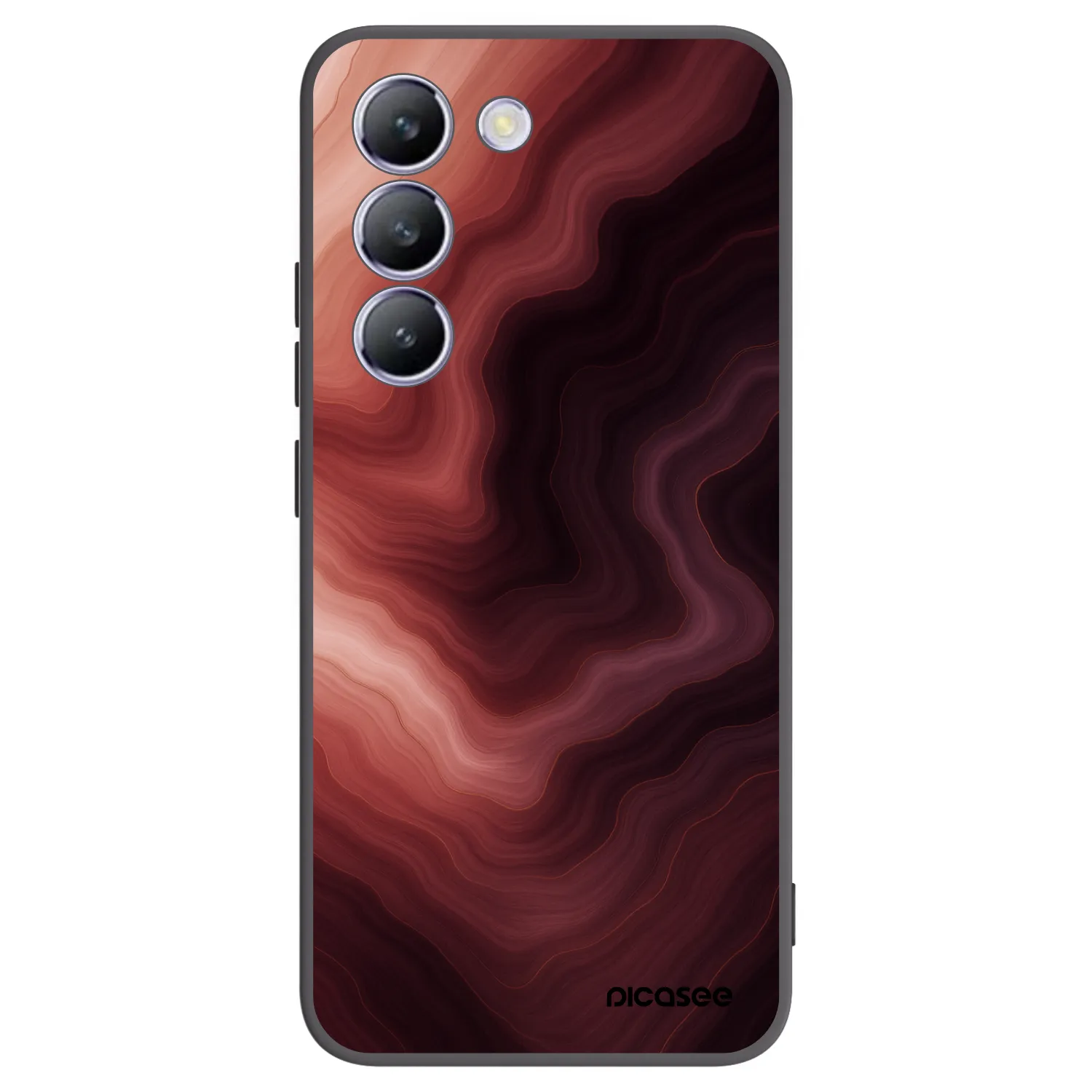Picasee silikonski črni ovitek za Vivo V40 SE 5G - Rouge