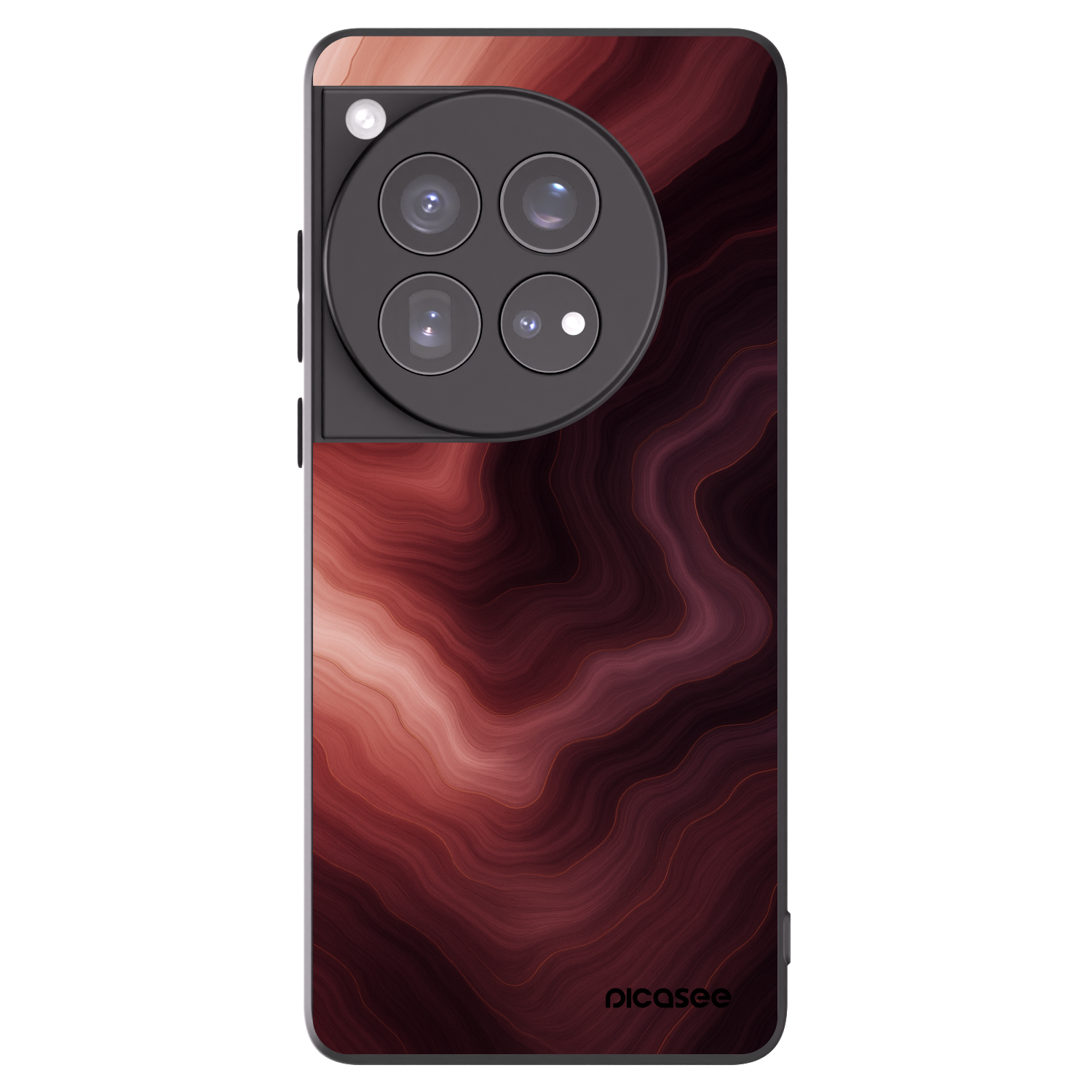 Picasee silikonski črni ovitek za OnePlus 12 5G - Rouge