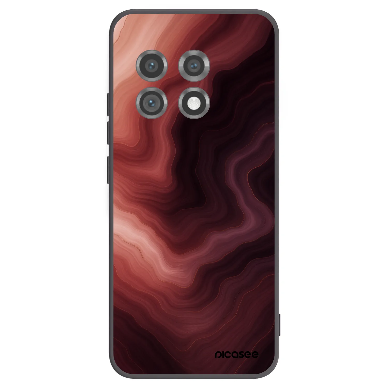 Picasee silikonski črni ovitek za OnePlus 11 5G - Rouge