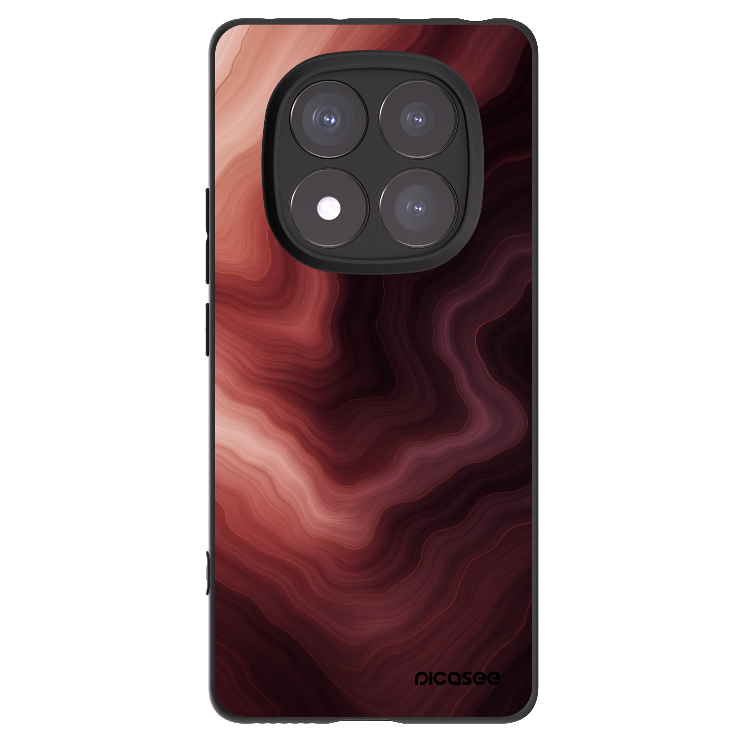 Picasee silikonski črni ovitek za Xiaomi Redmi Note 14 Pro 5G - Rouge