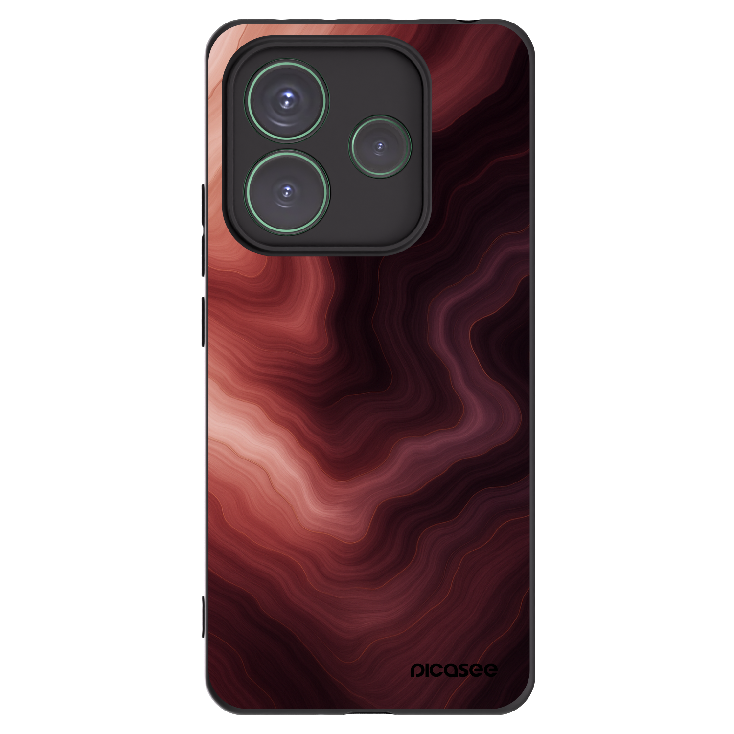 Picasee silikonski črni ovitek za Xiaomi Redmi Note 14 5G - Rouge