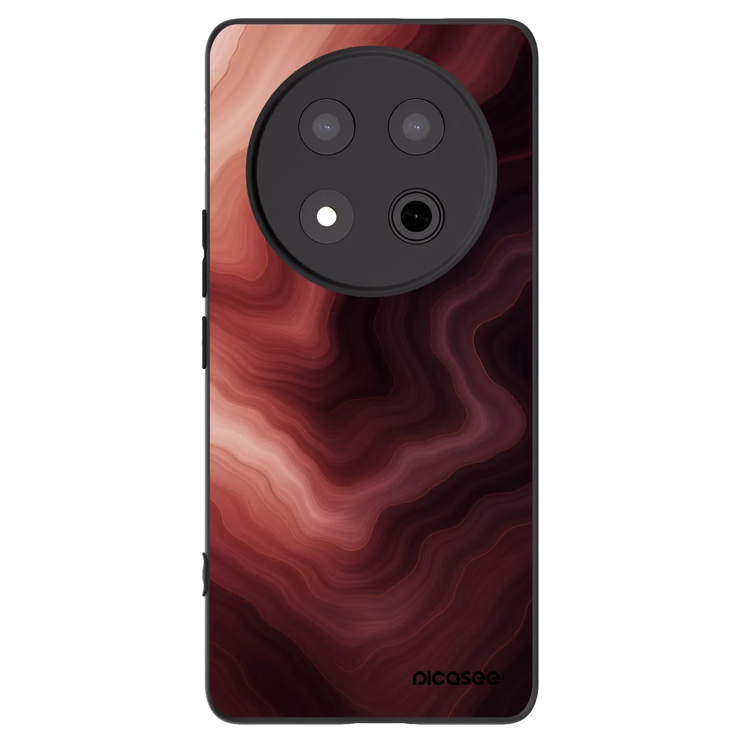 Picasee silikonski črni ovitek za Honor Magic7 Lite 5G - Rouge