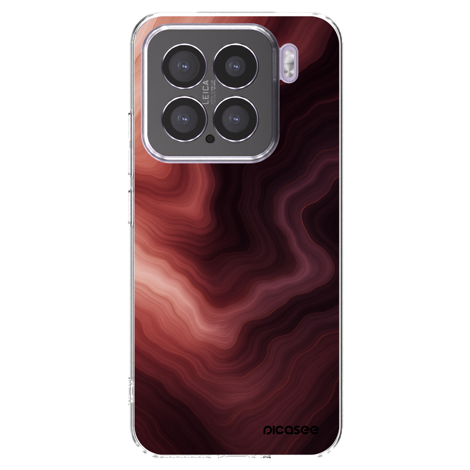 Picasee silikonski prozorni ovitek za Xiaomi 15 - Rouge
