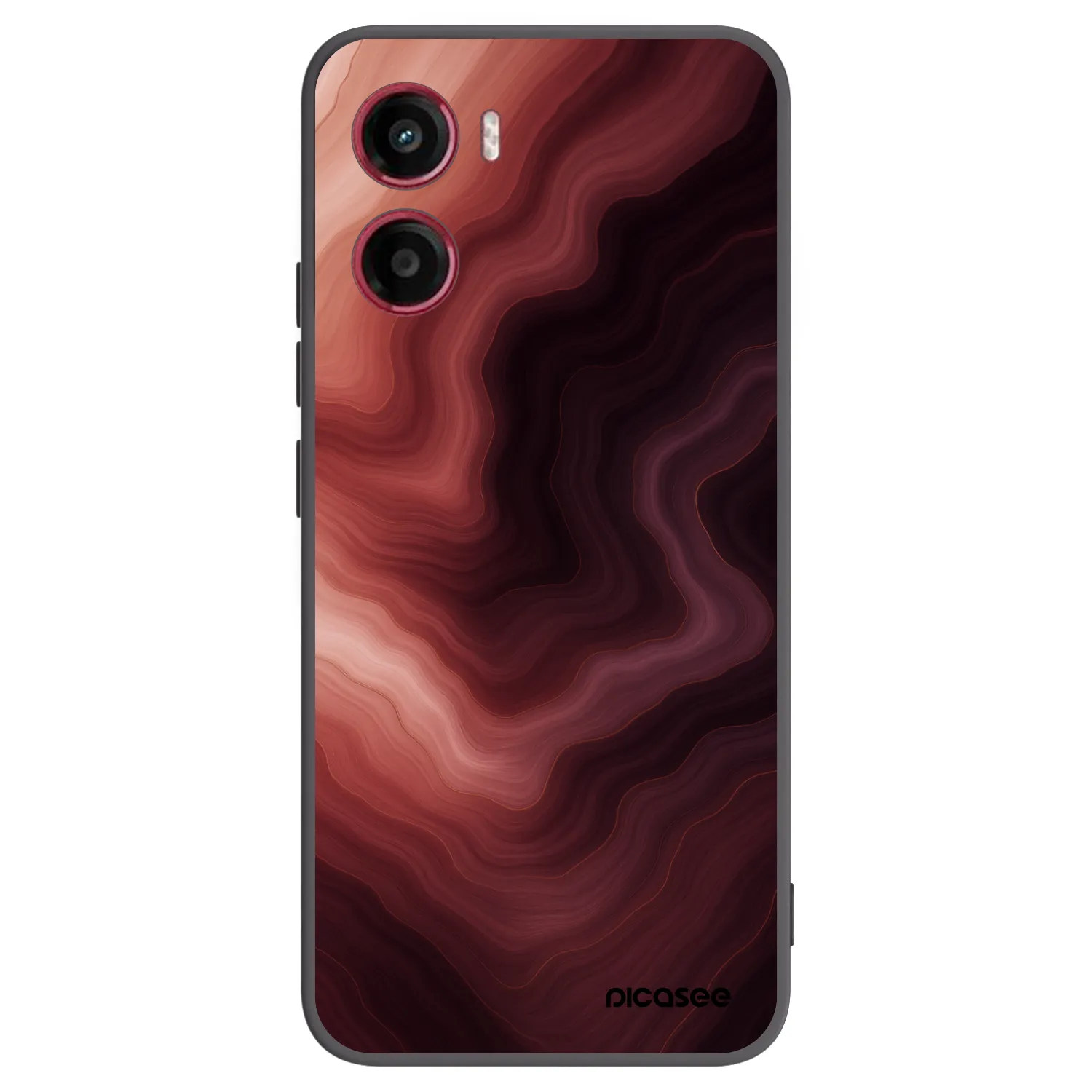 Picasee silikonski črni ovitek za Motorola Moto G05 - Rouge