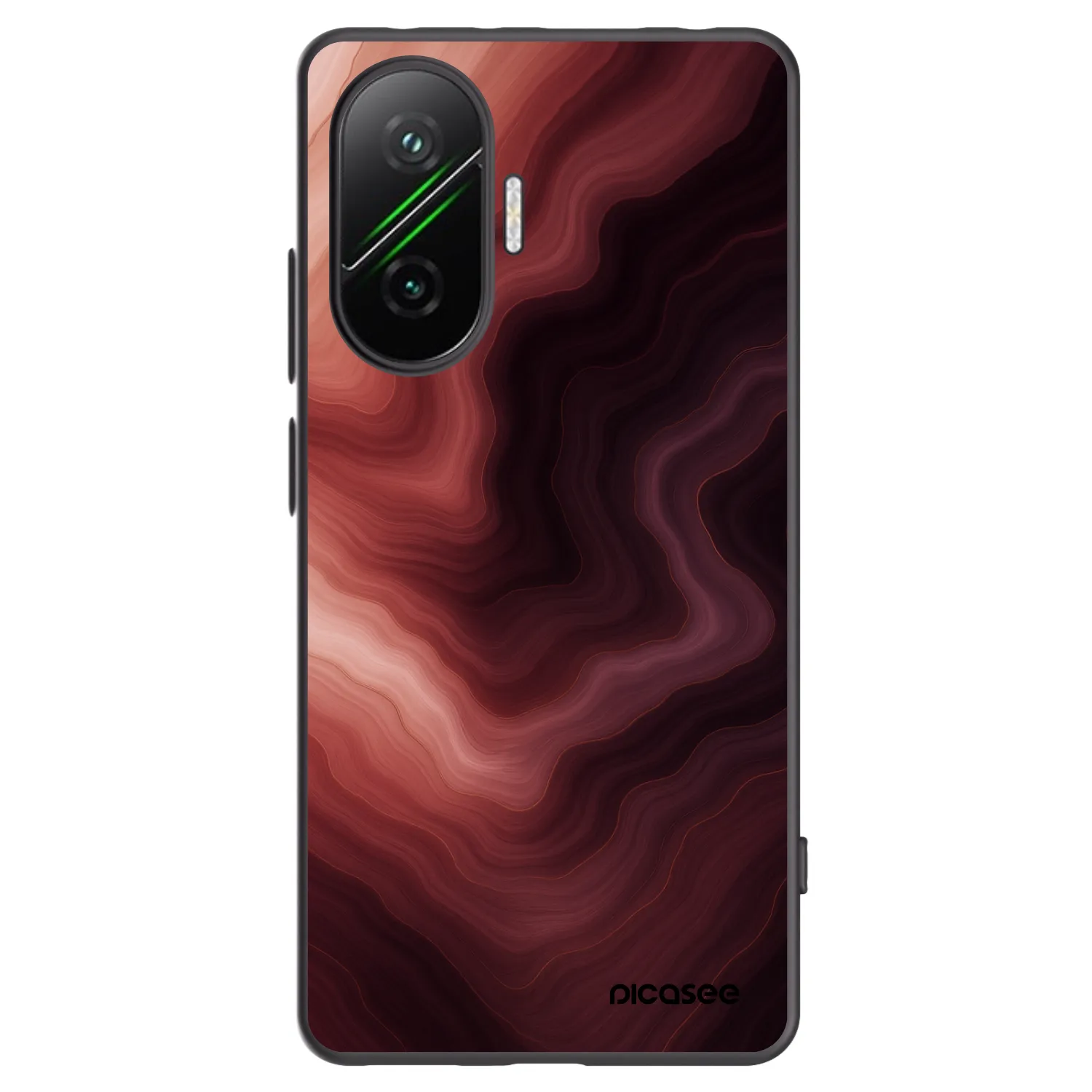 Picasee silikonski črni ovitek za Xiaomi Poco F7 Pro 5G - Rouge