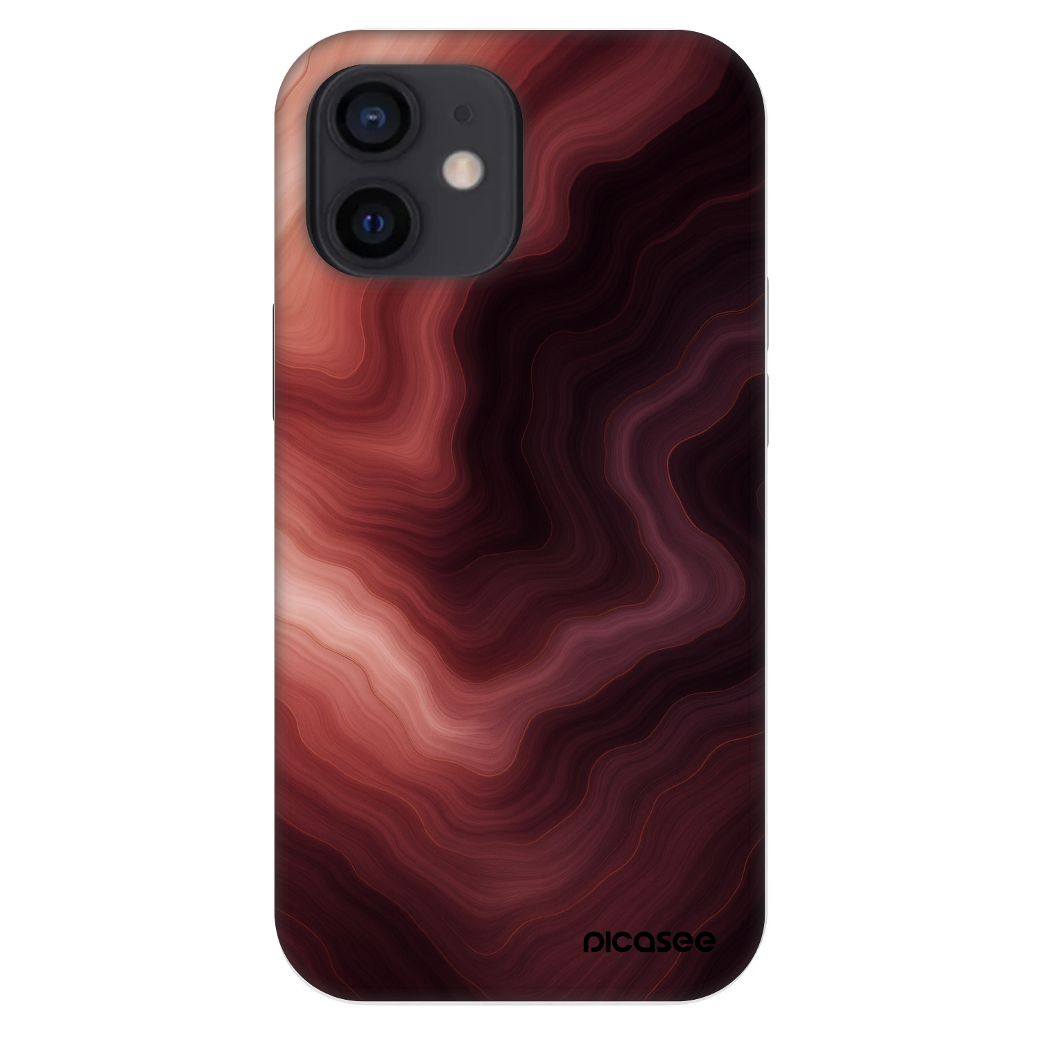 Picasee Fashion Case za Apple iPhone 12 mini - Rouge