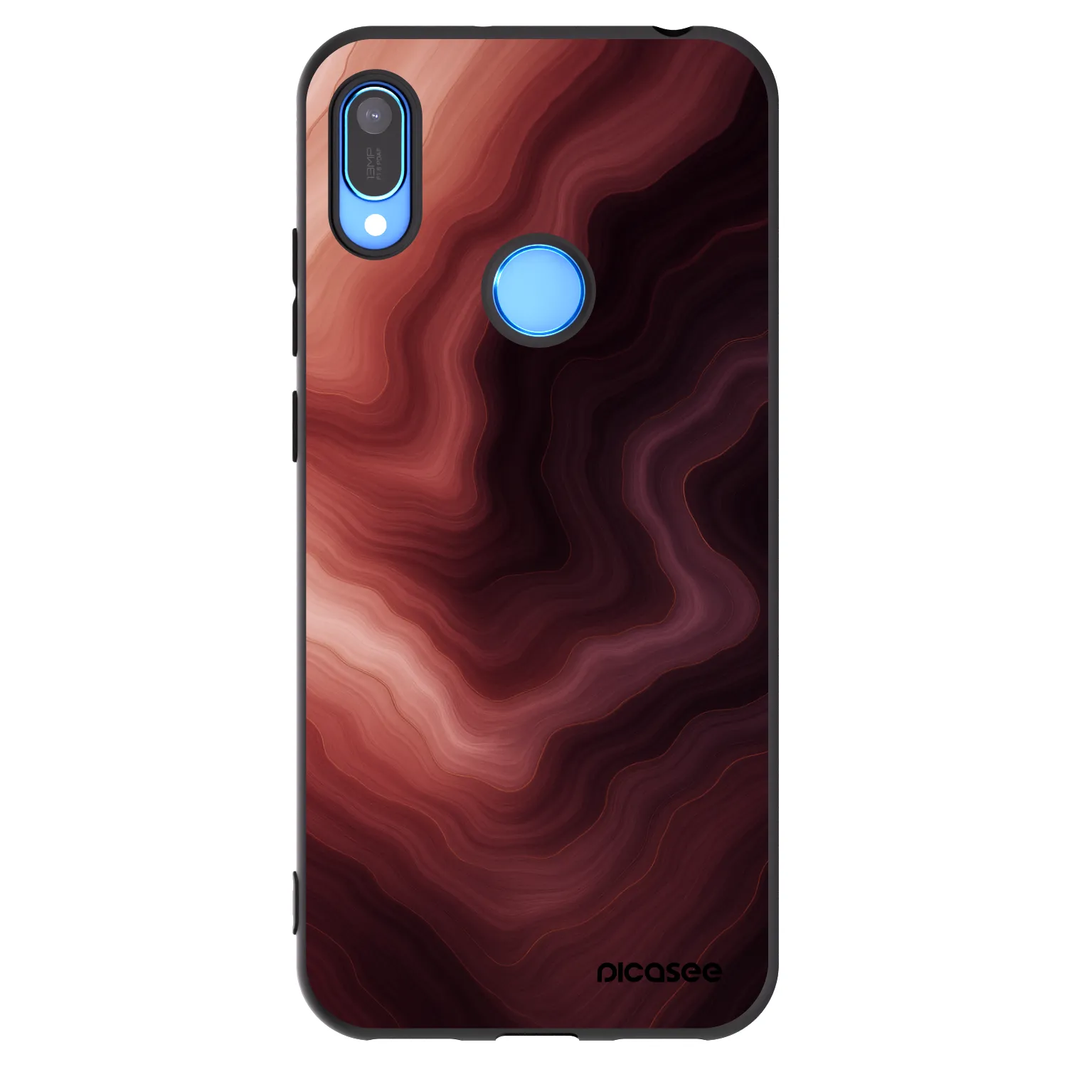 Picasee silikonski črni ovitek za Huawei Y6 2019 - Rouge