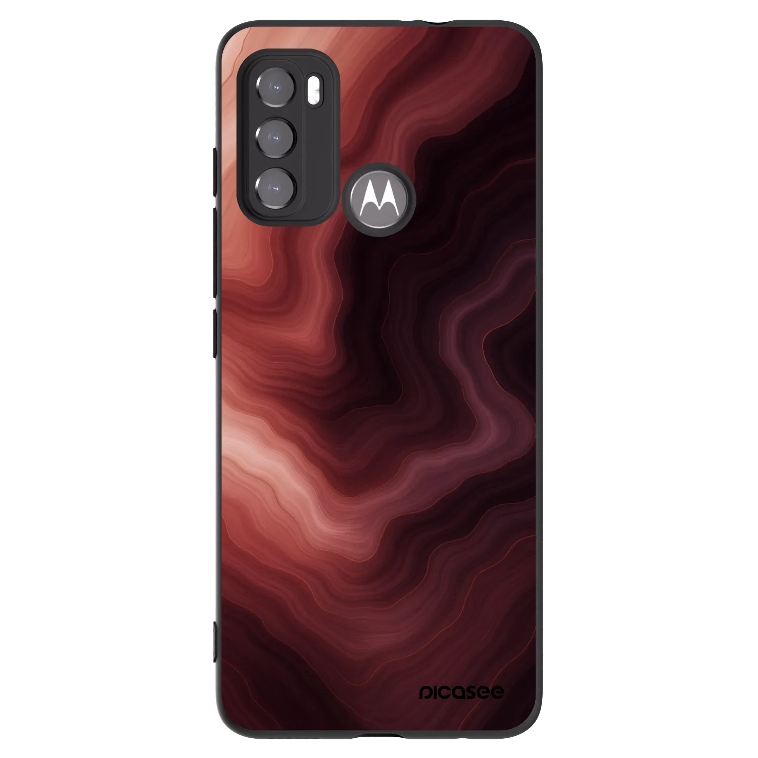 Picasee silikonski črni ovitek za Motorola Edge 60 5G - Rouge