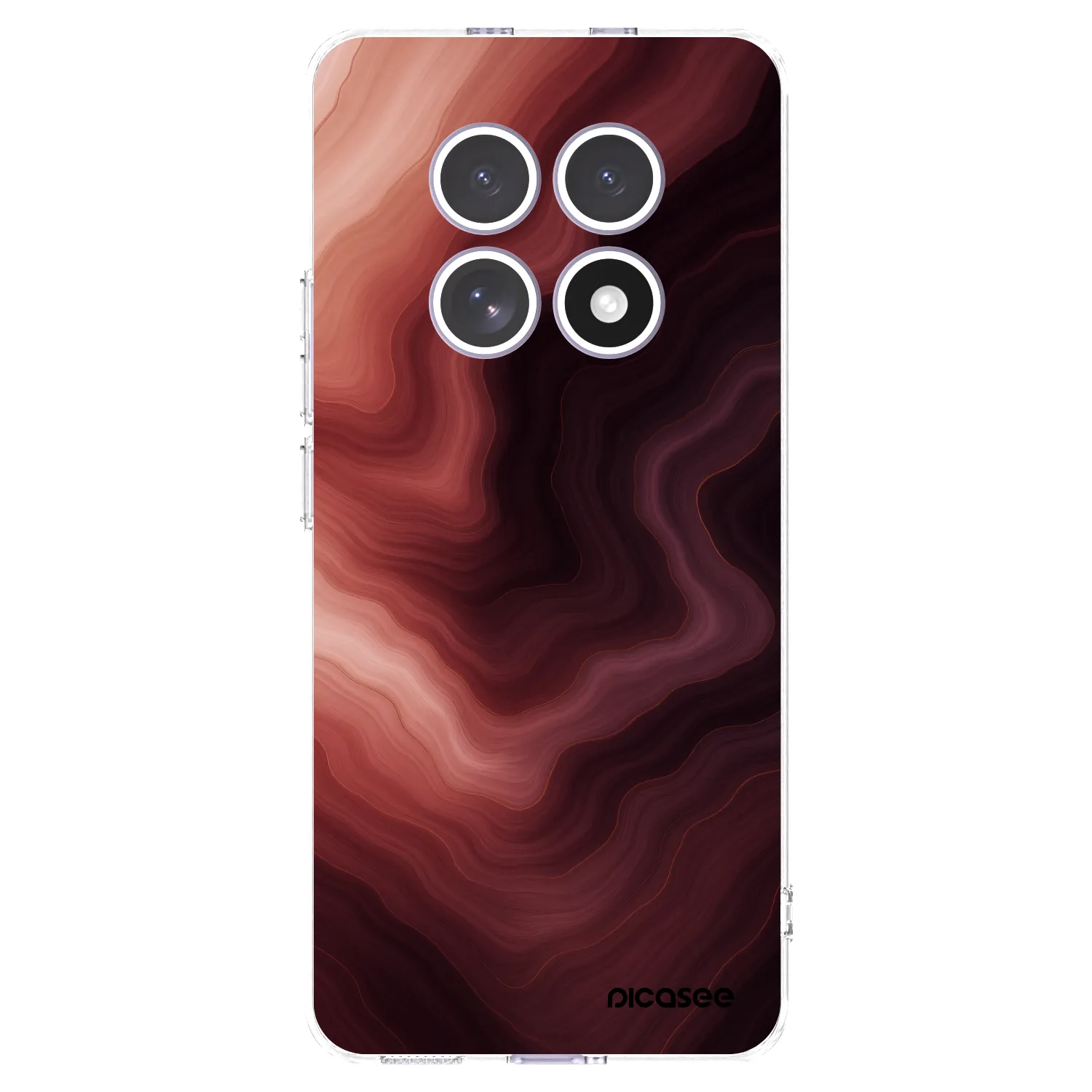 Picasee silikonski prozorni ovitek za Xiaomi Redmi Note 15 - Rouge