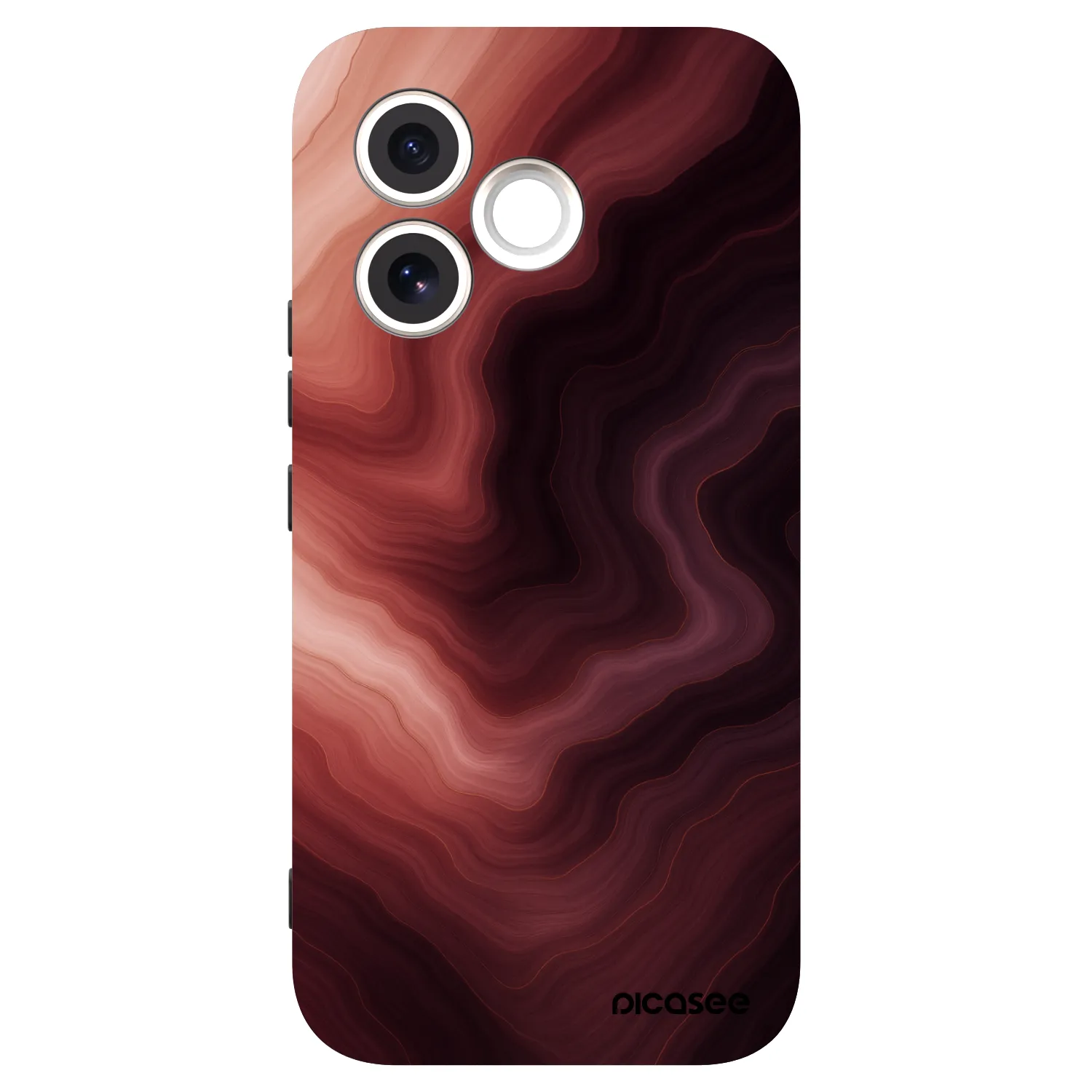 Picasee silikonski črni ovitek za Honor 600 Lite - Rouge