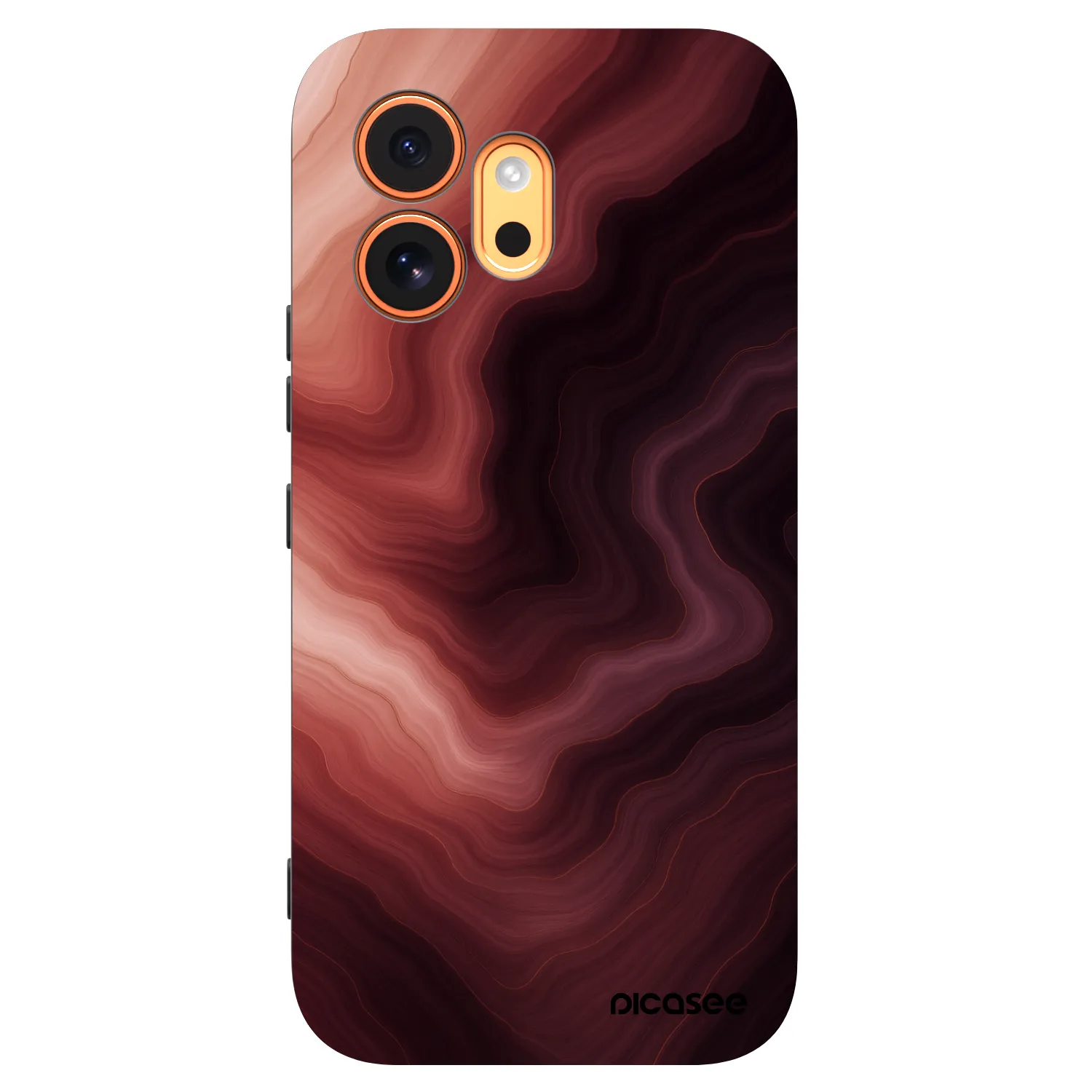 Picasee silikonski črni ovitek za Honor 600 - Rouge