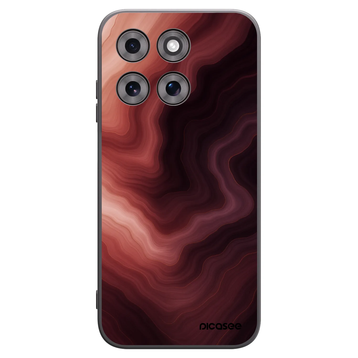 Picasee silikonski črni ovitek za Motorola Moto G77 - Rouge