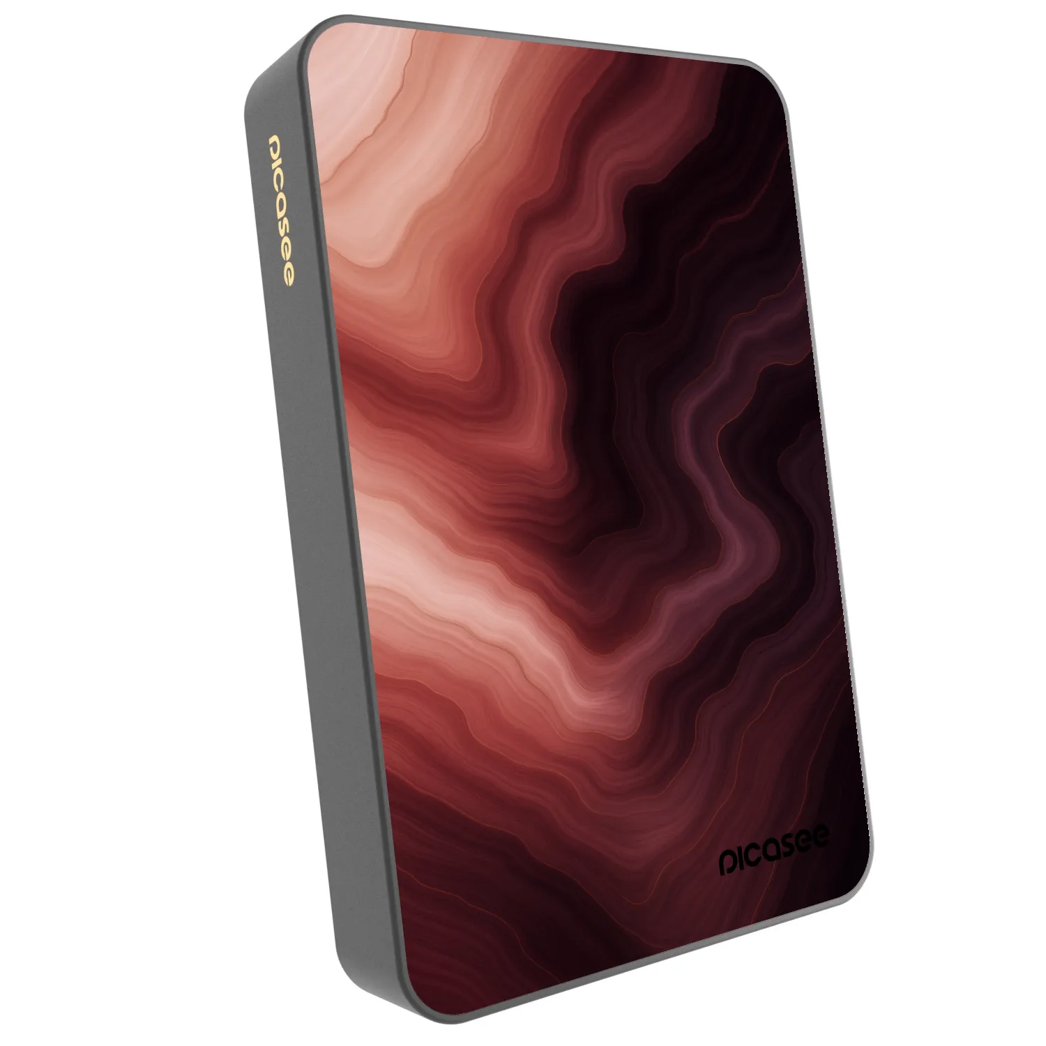 Picasee Prenosna baterija z MagSafe 10 000 mAh Siva - Rouge