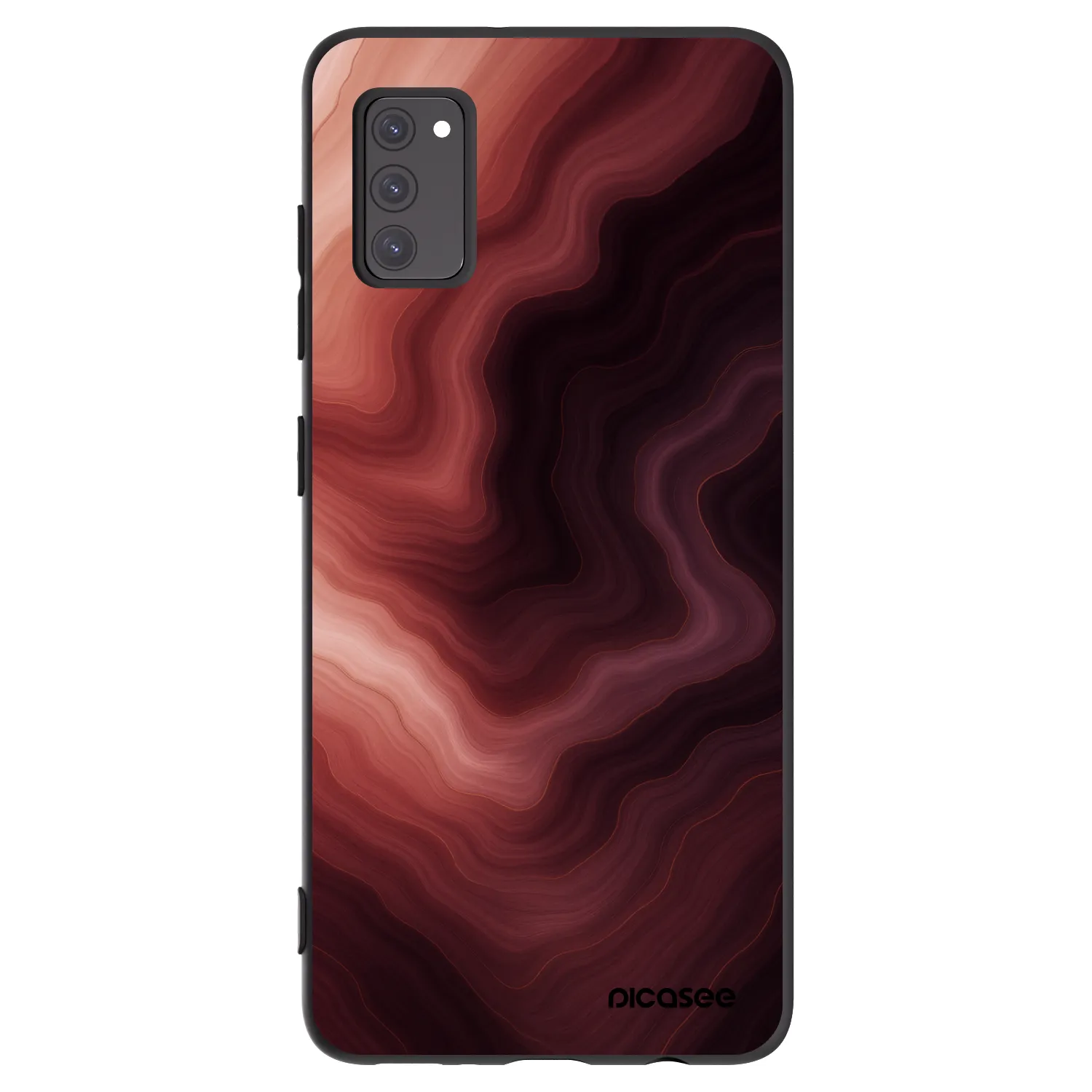 Picasee silikonski črni ovitek za Samsung Galaxy A41 A415F - Rouge
