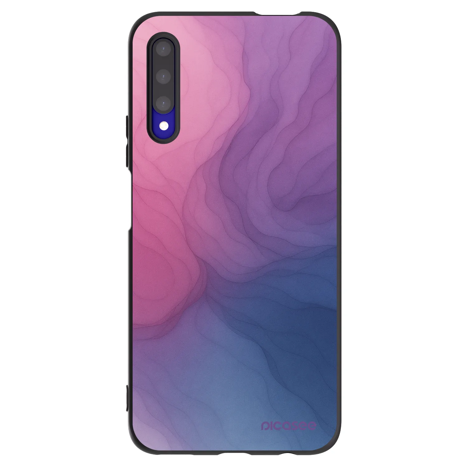 Picasee silikonski črni ovitek za Honor 9X Pro - Silk