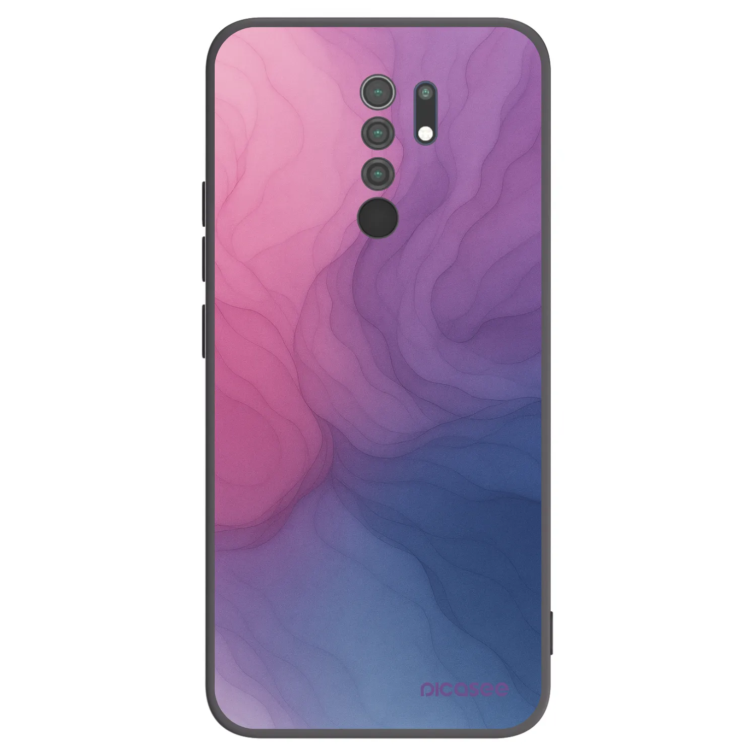 Picasee silikonski črni ovitek za Xiaomi Redmi 9 - Silk