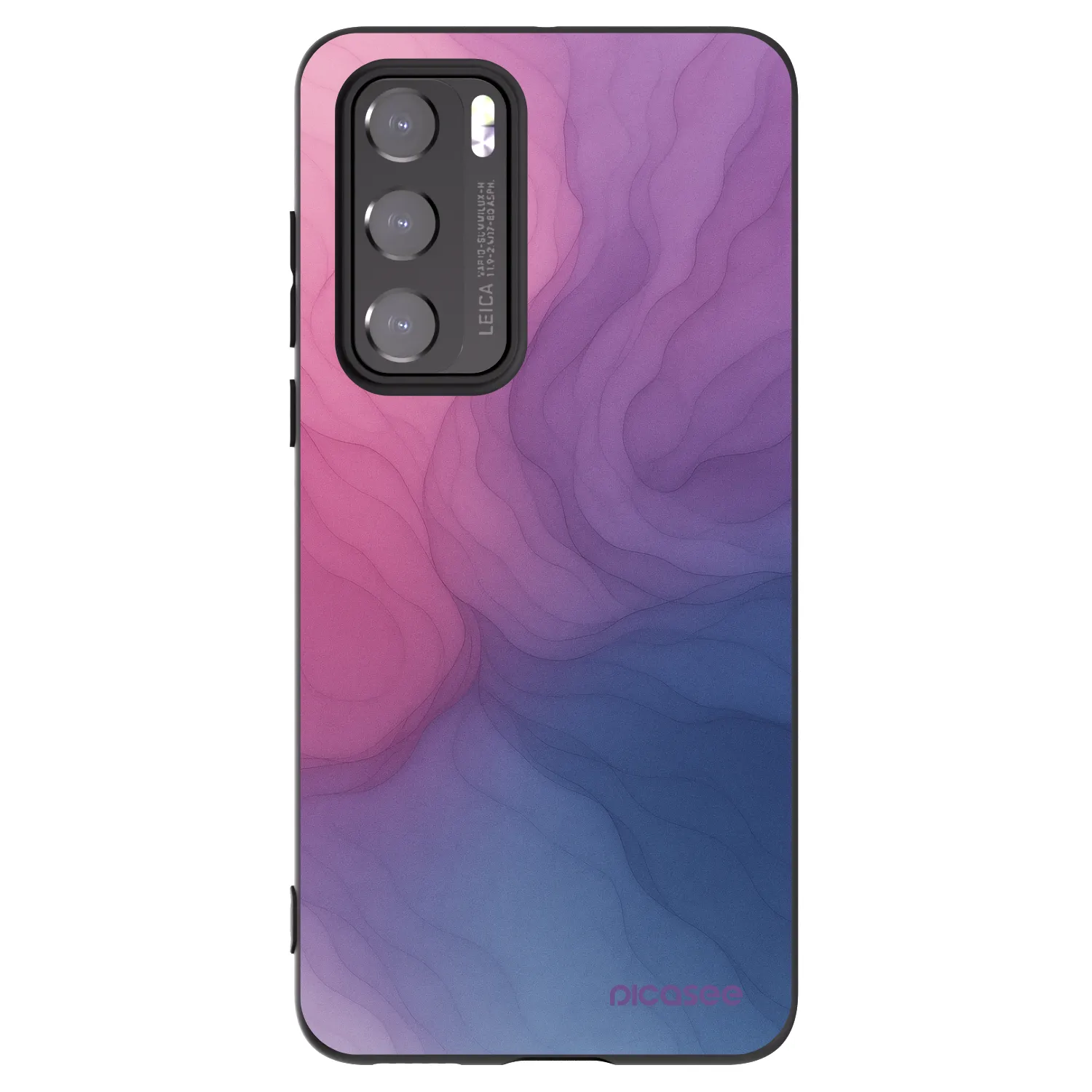 Picasee silikonski črni ovitek za Huawei P40 - Silk