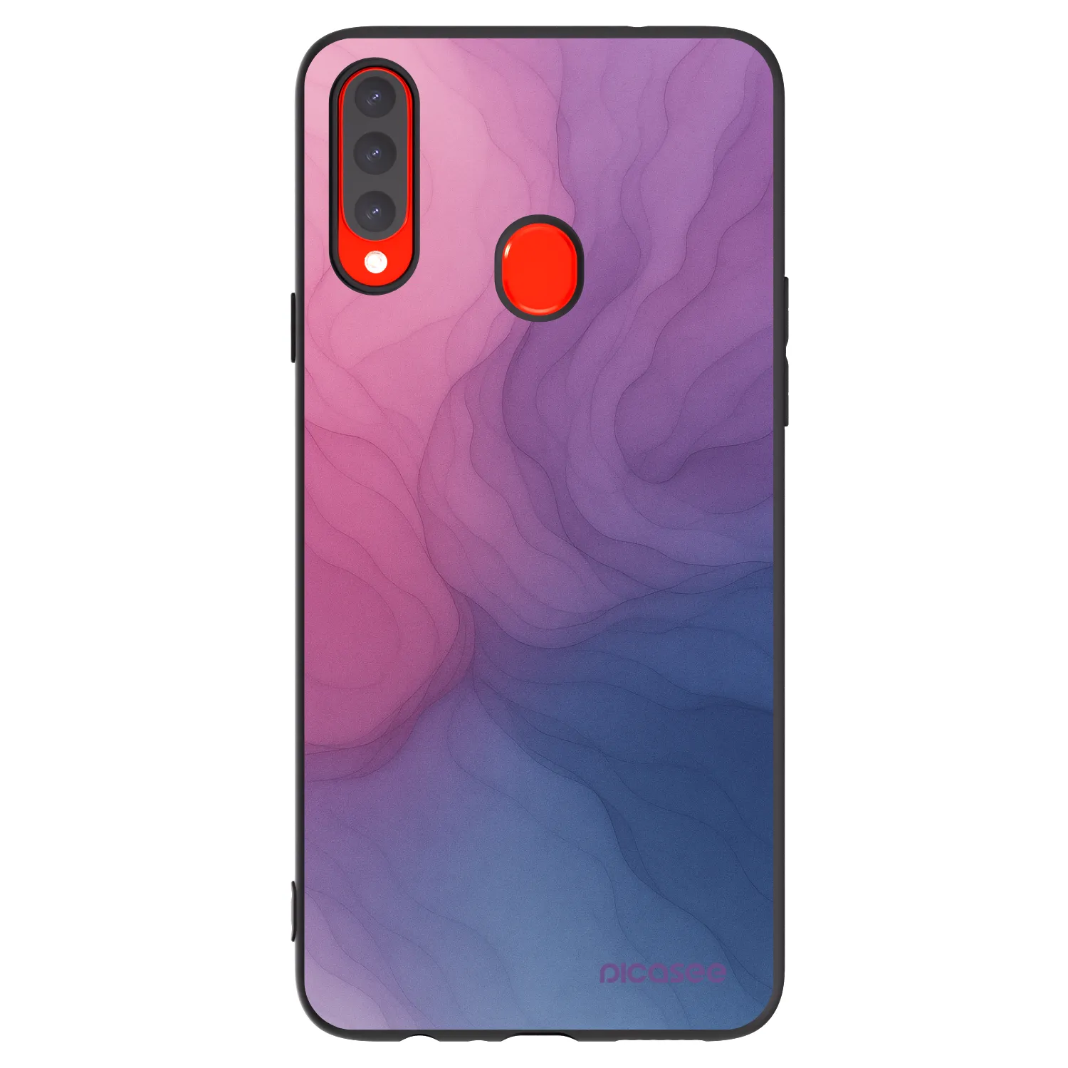 Picasee silikonski črni ovitek za Samsung Galaxy A20s - Silk