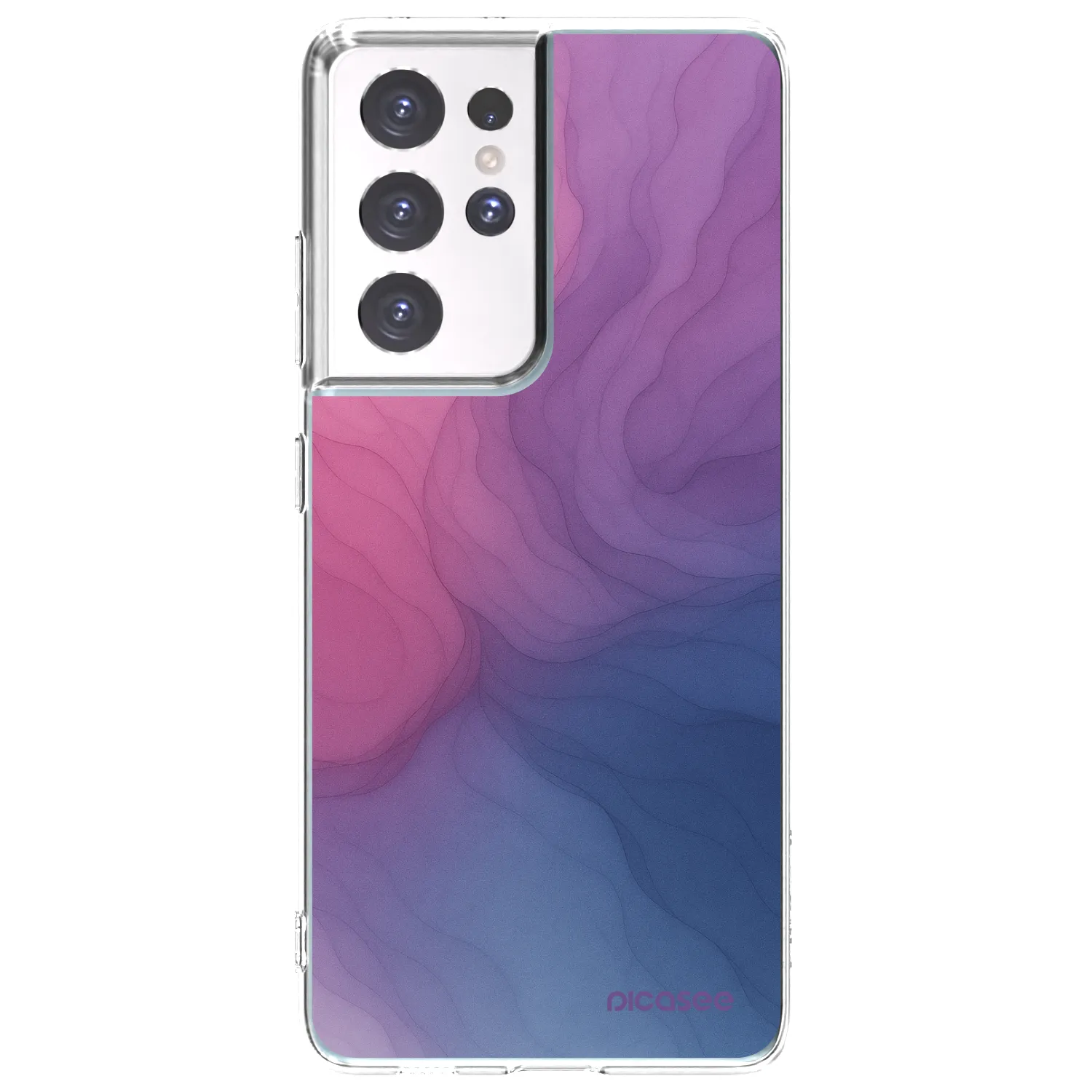 Picasee silikonski prozorni ovitek za Samsung Galaxy S21 Ultra 5G G998B - Silk