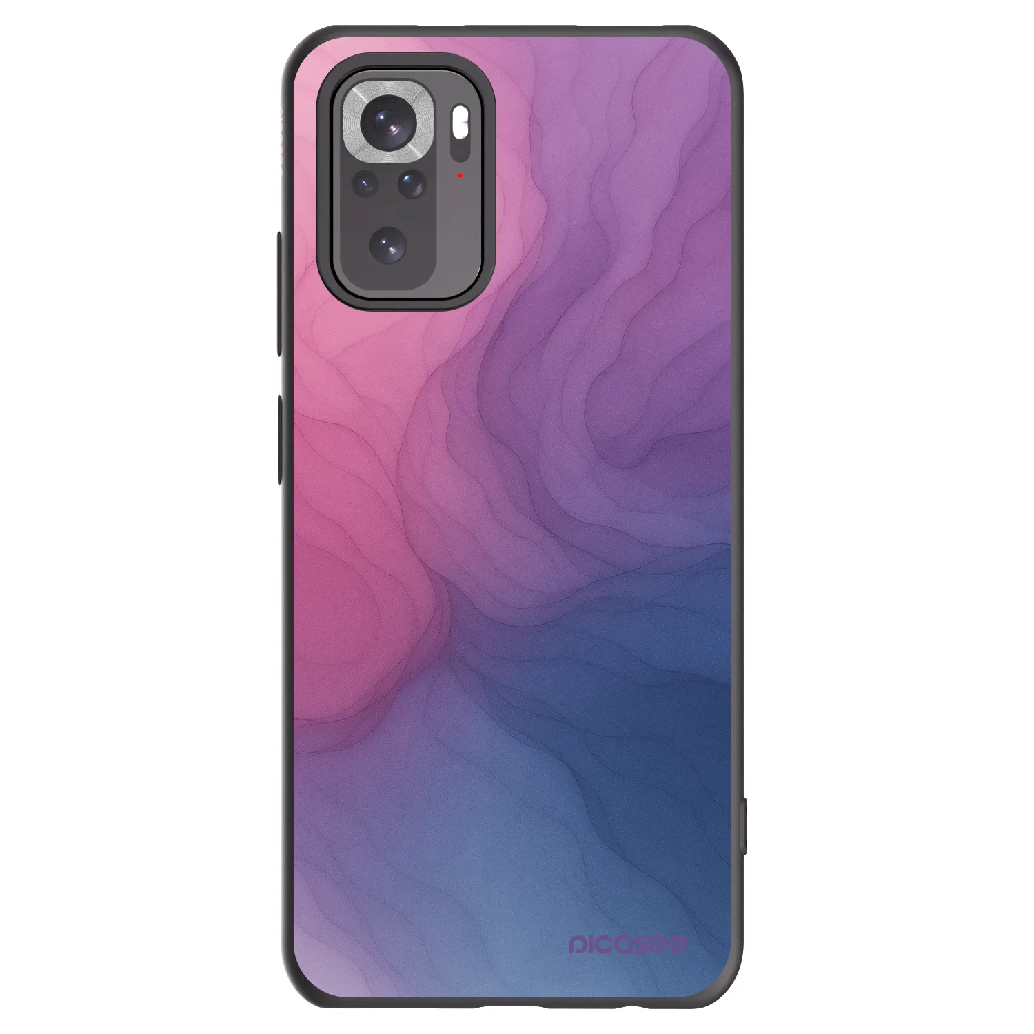 Picasee silikonski črni ovitek za Xiaomi Redmi Note 10 - Silk