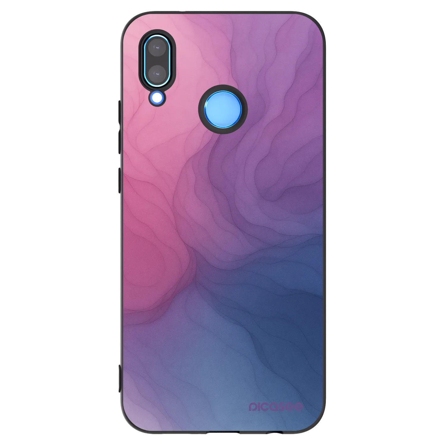 Picasee silikonski črni ovitek za Huawei P20 Lite - Silk